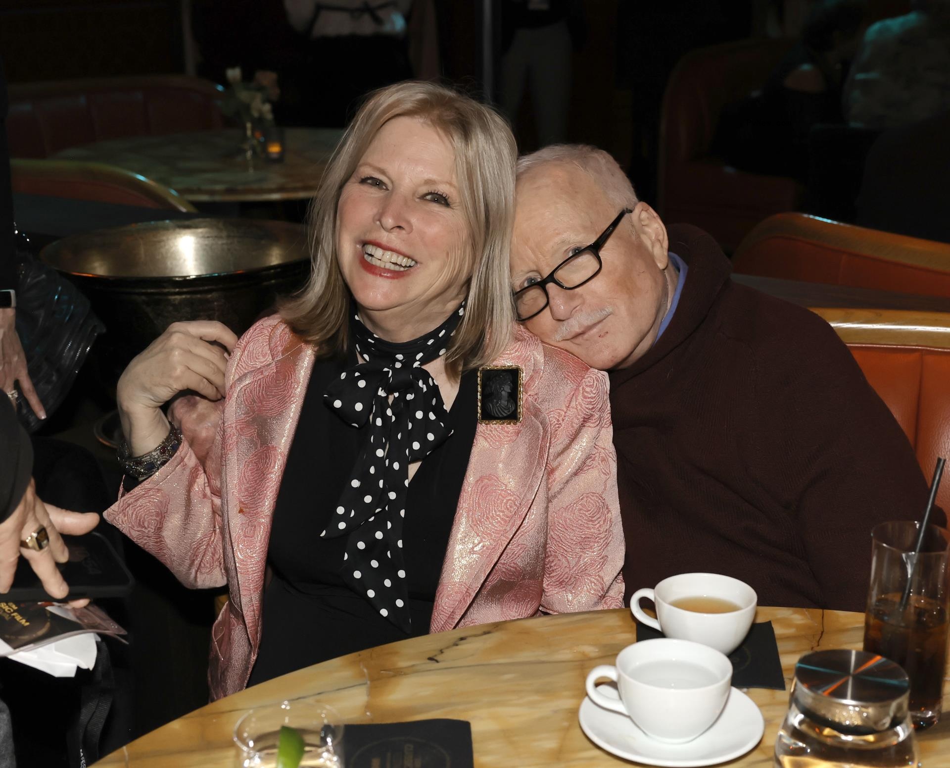 Candy Clark and Richard Dreyfuss posing together