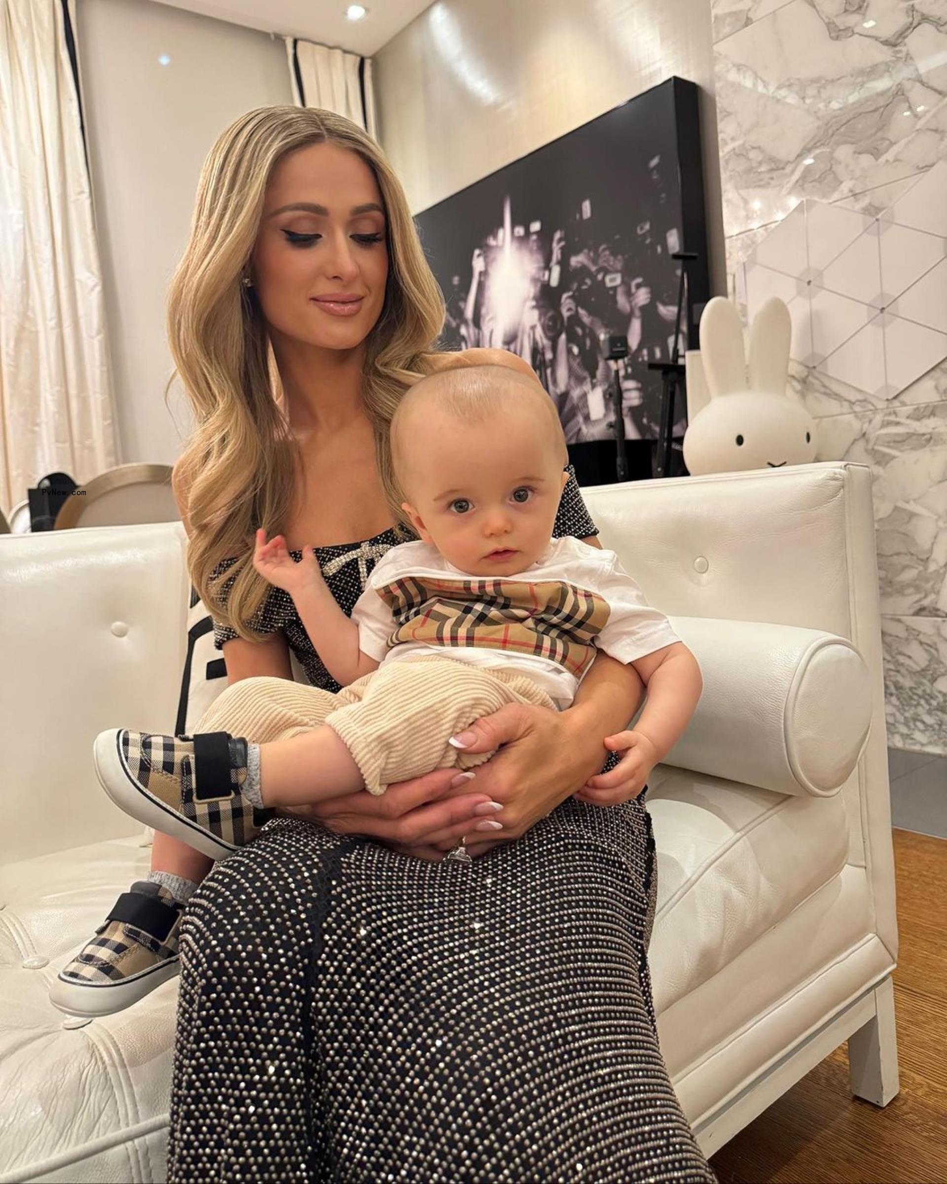 Paris Hilton and son Phoenix