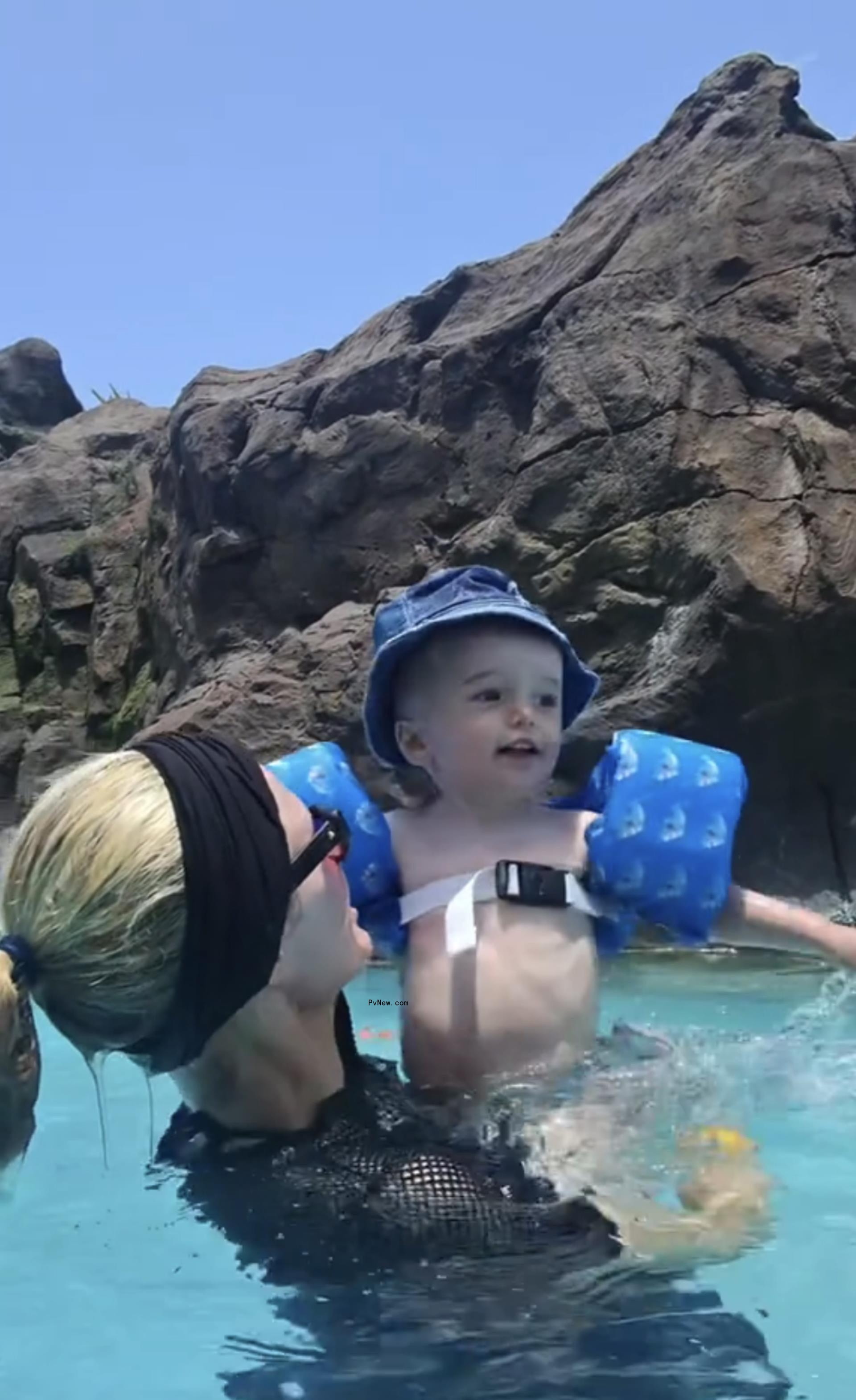Paris Hilton and son Phoenix