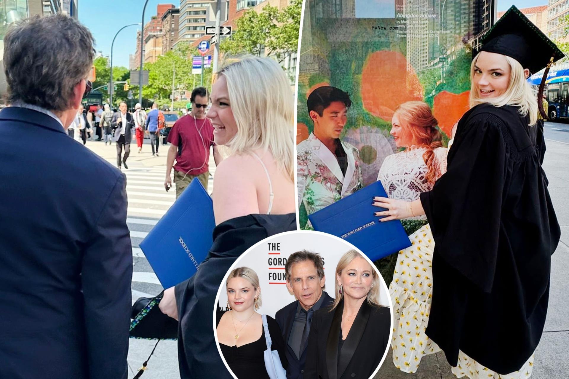 Christine Taylor, Ben Stiller and daughter Ella