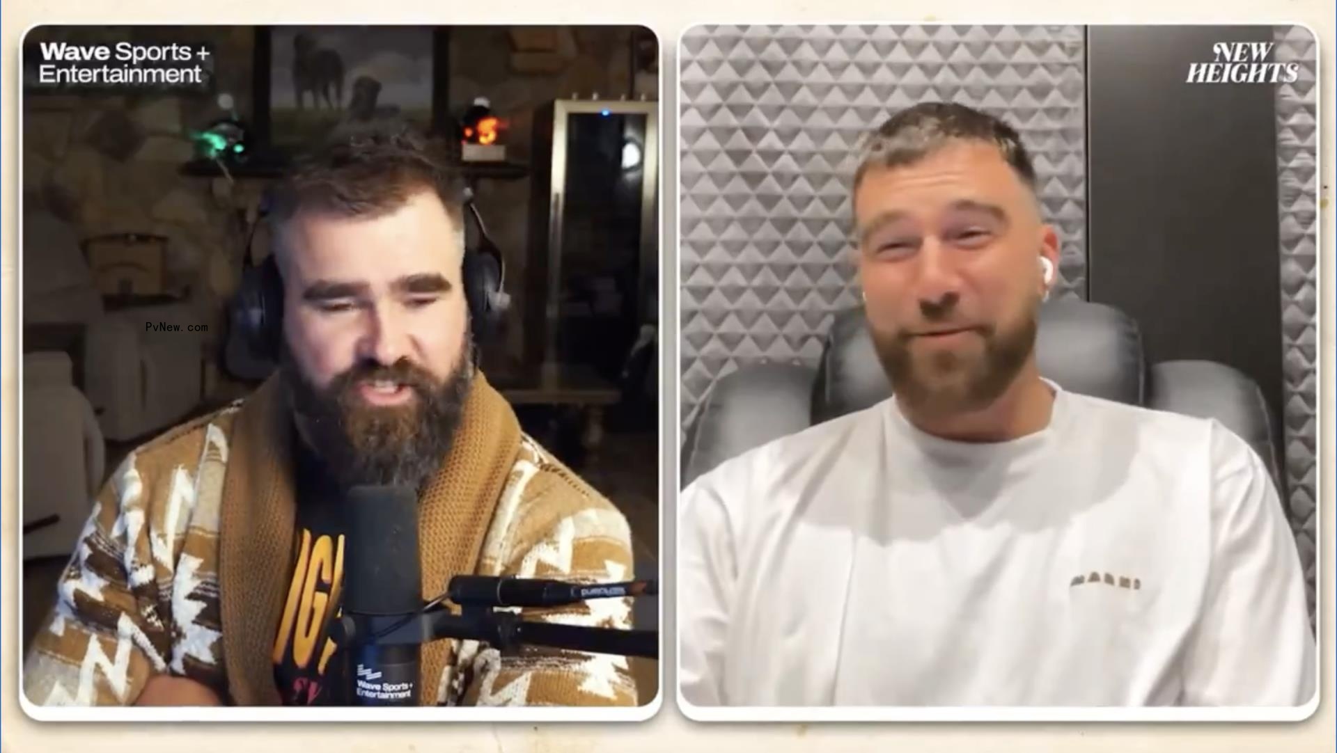 Jason Kelce and Travis Kelce
