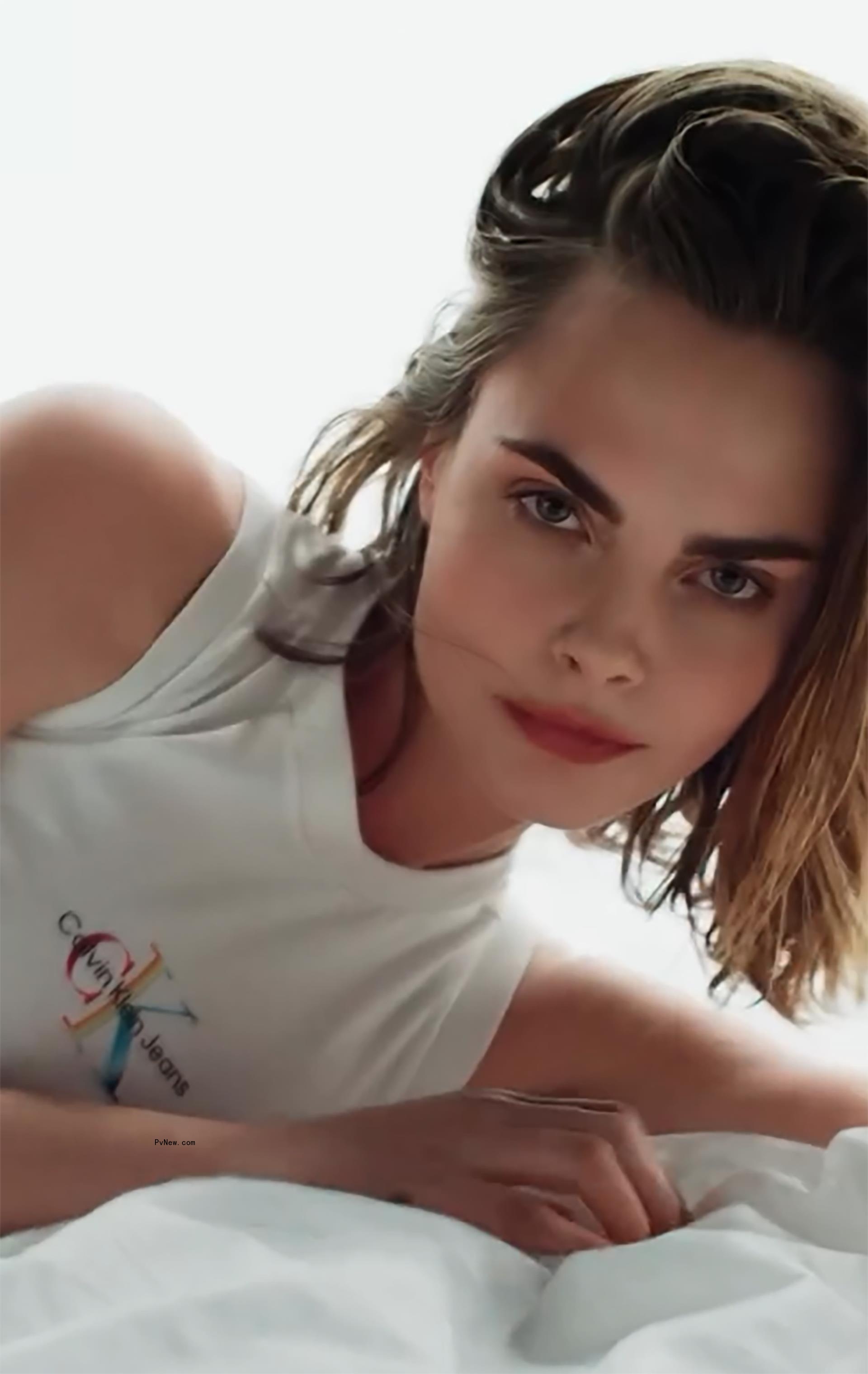 Cara Delevingne poses in underwear for Calvin Klein Pride Mo<i></i>nth campaign