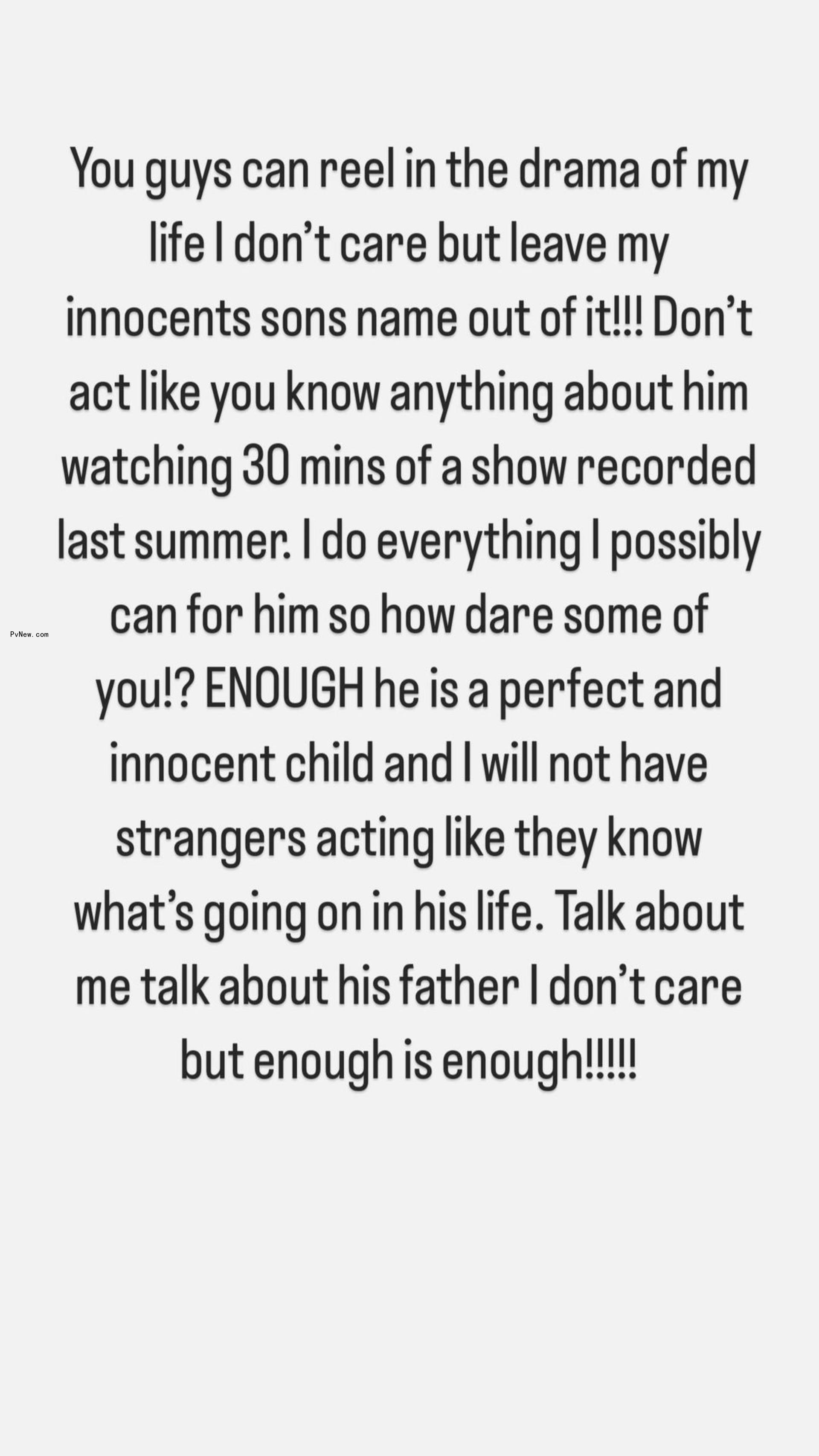 Brittany Cartwright's Instagram Story post