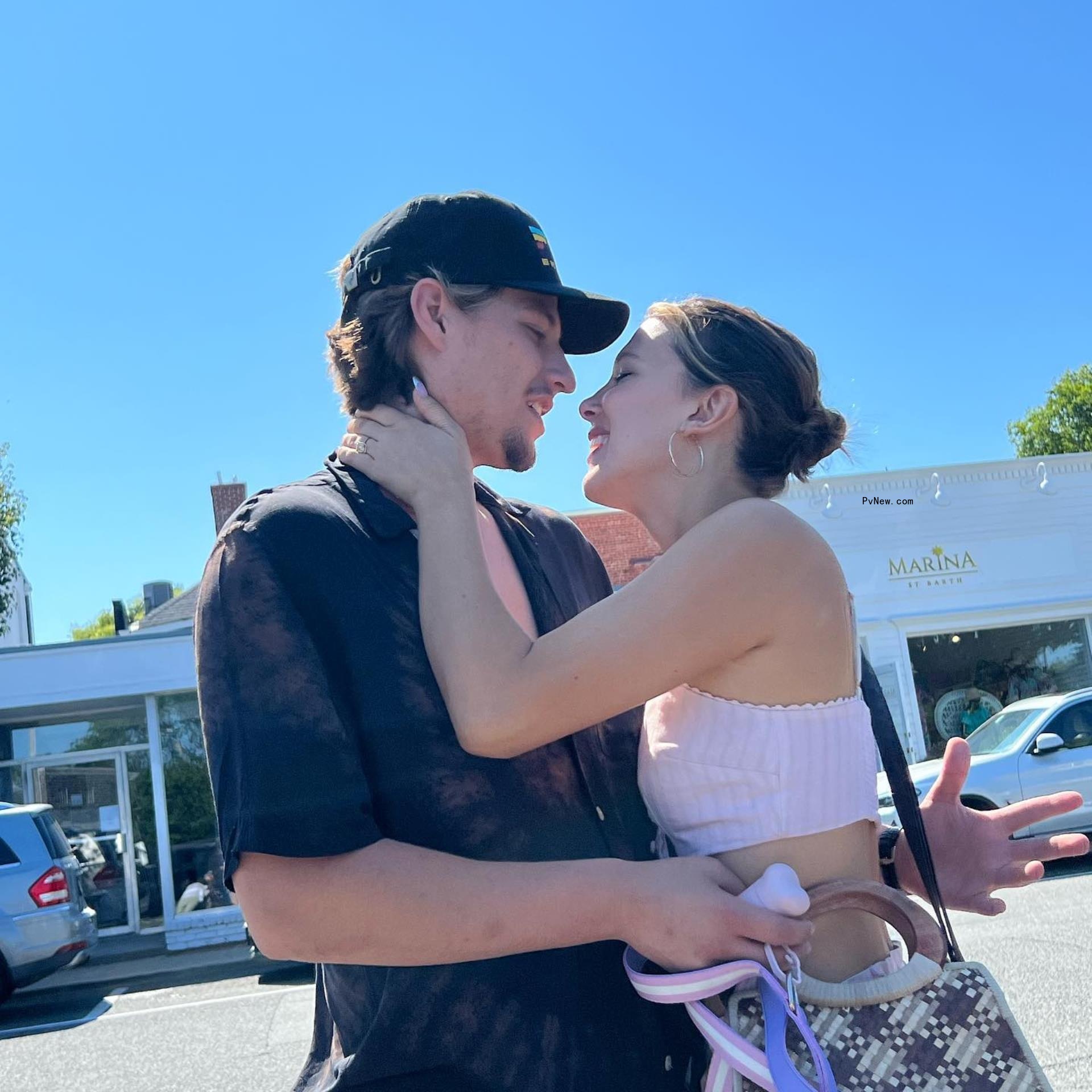 Millie Bobby Brown and Jake Bongiovi