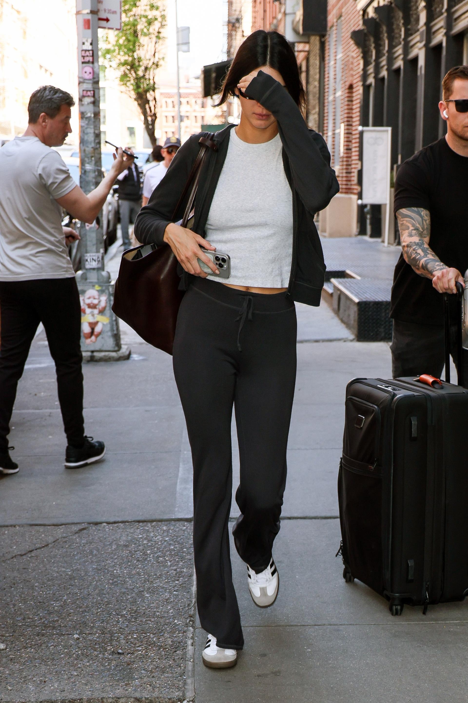 Kendall Jenner and Bad Bunny paparazzi photo