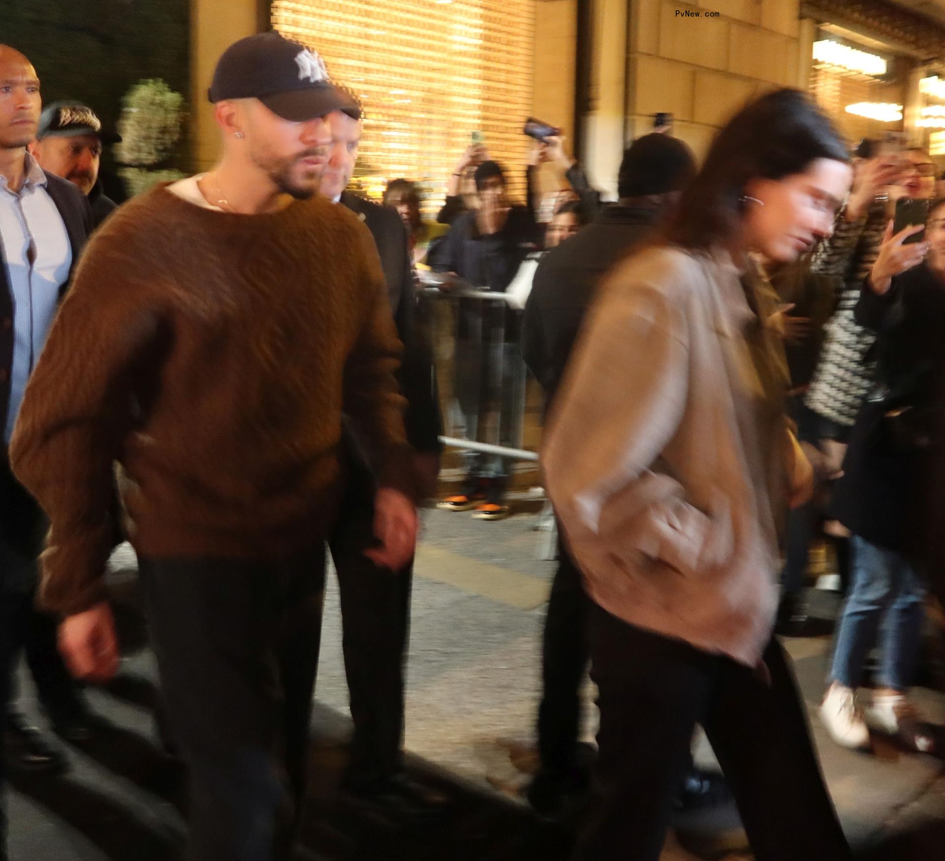 Kendall Jenner and Bad Bunny paparazzi photo