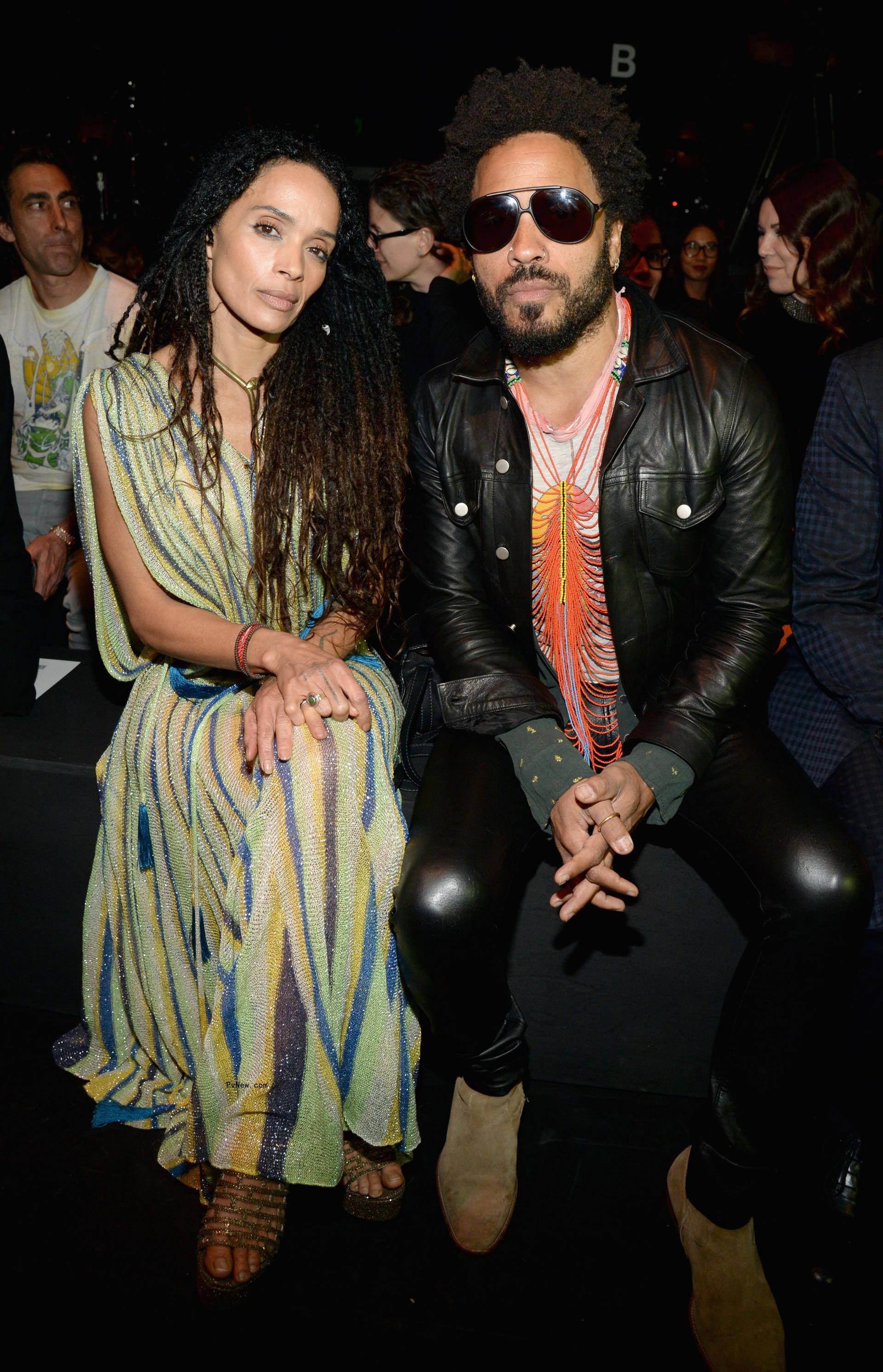 Lenny Kravitz and Lisa Bonet