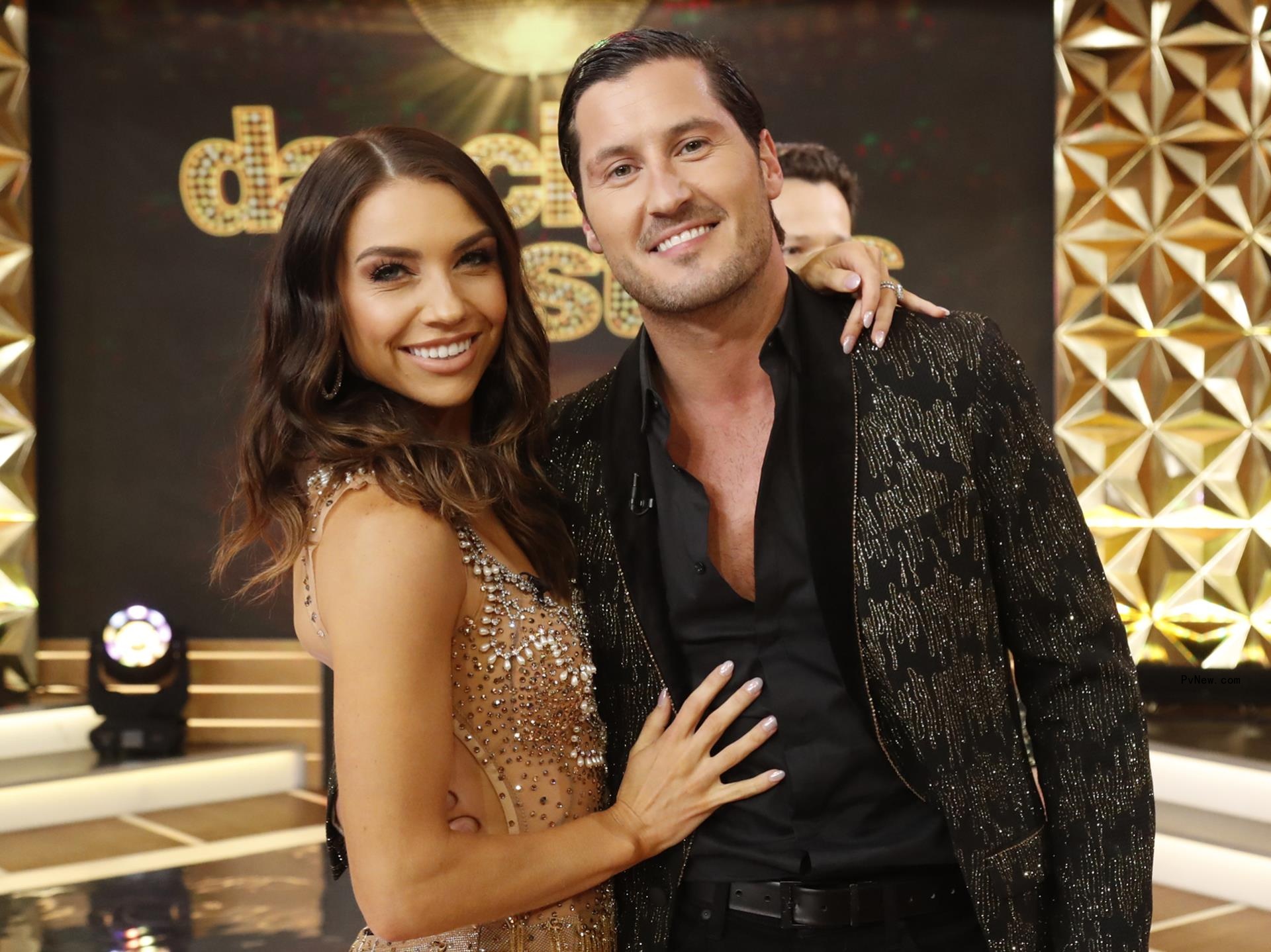 Cheryl Burke and GILLES MARINI dancing on 