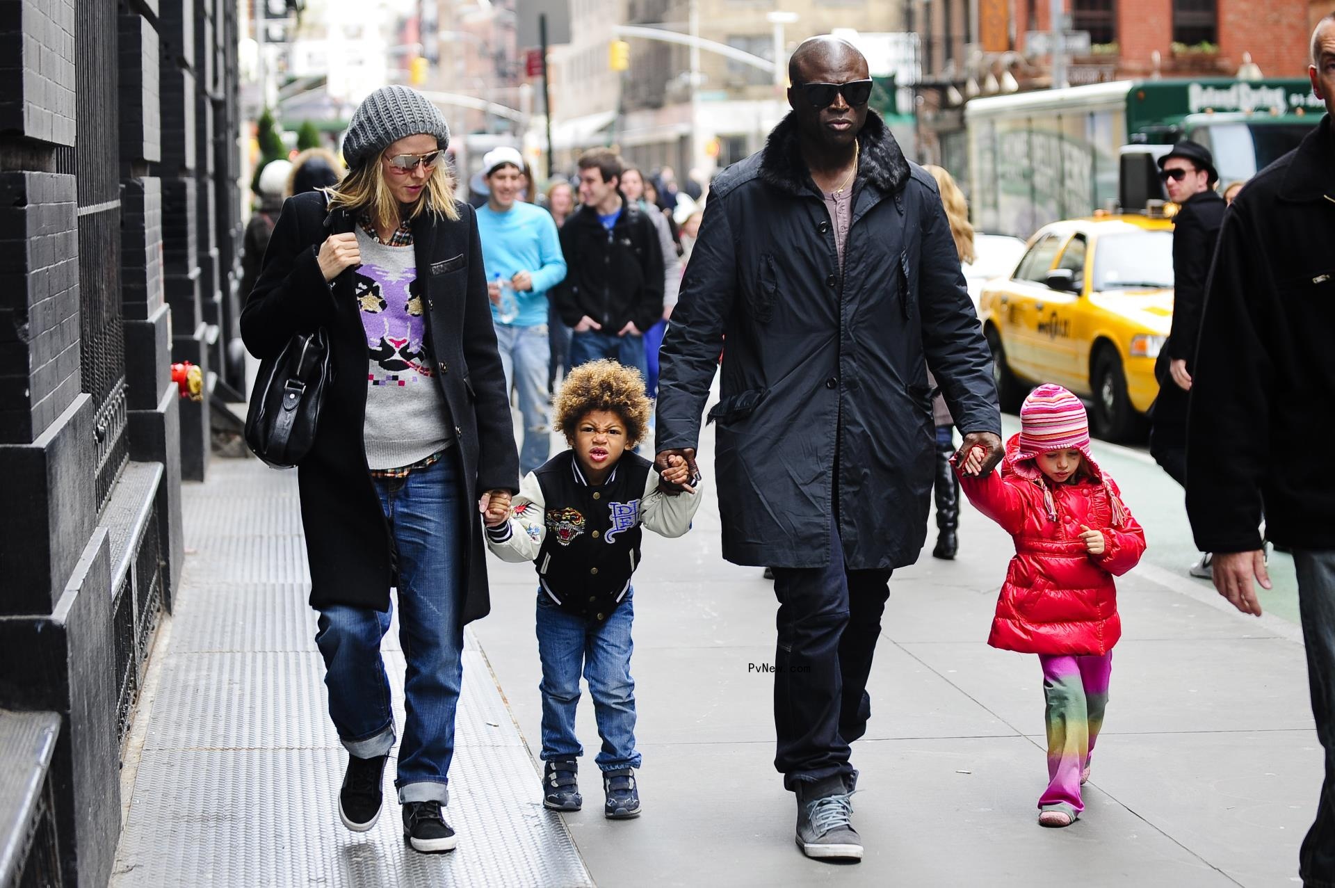 Seal, Heidi Klum and kids