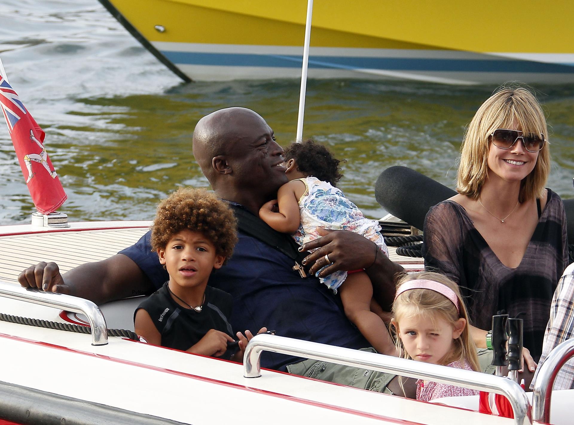 Heidi Klum, Seal and kids