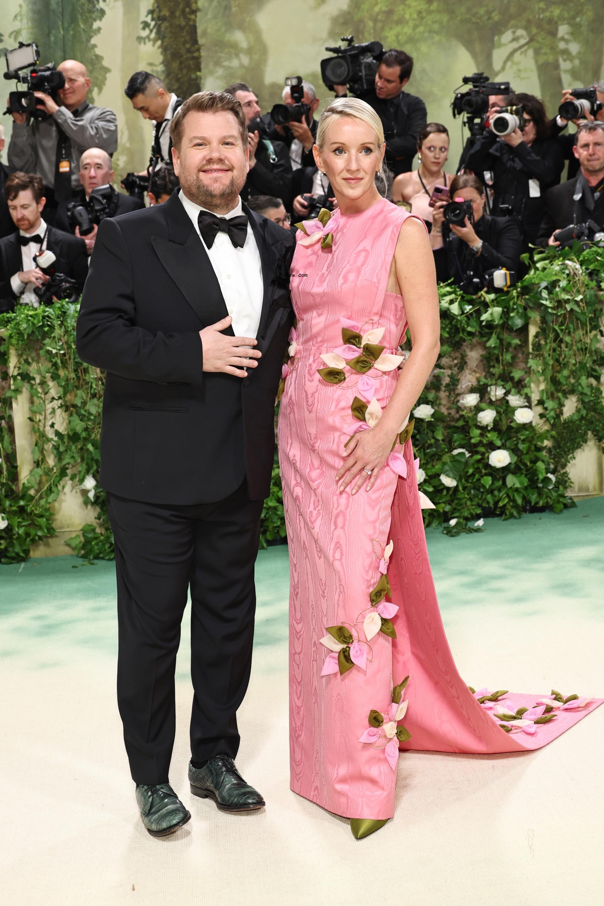 James Corden and Julia Corden