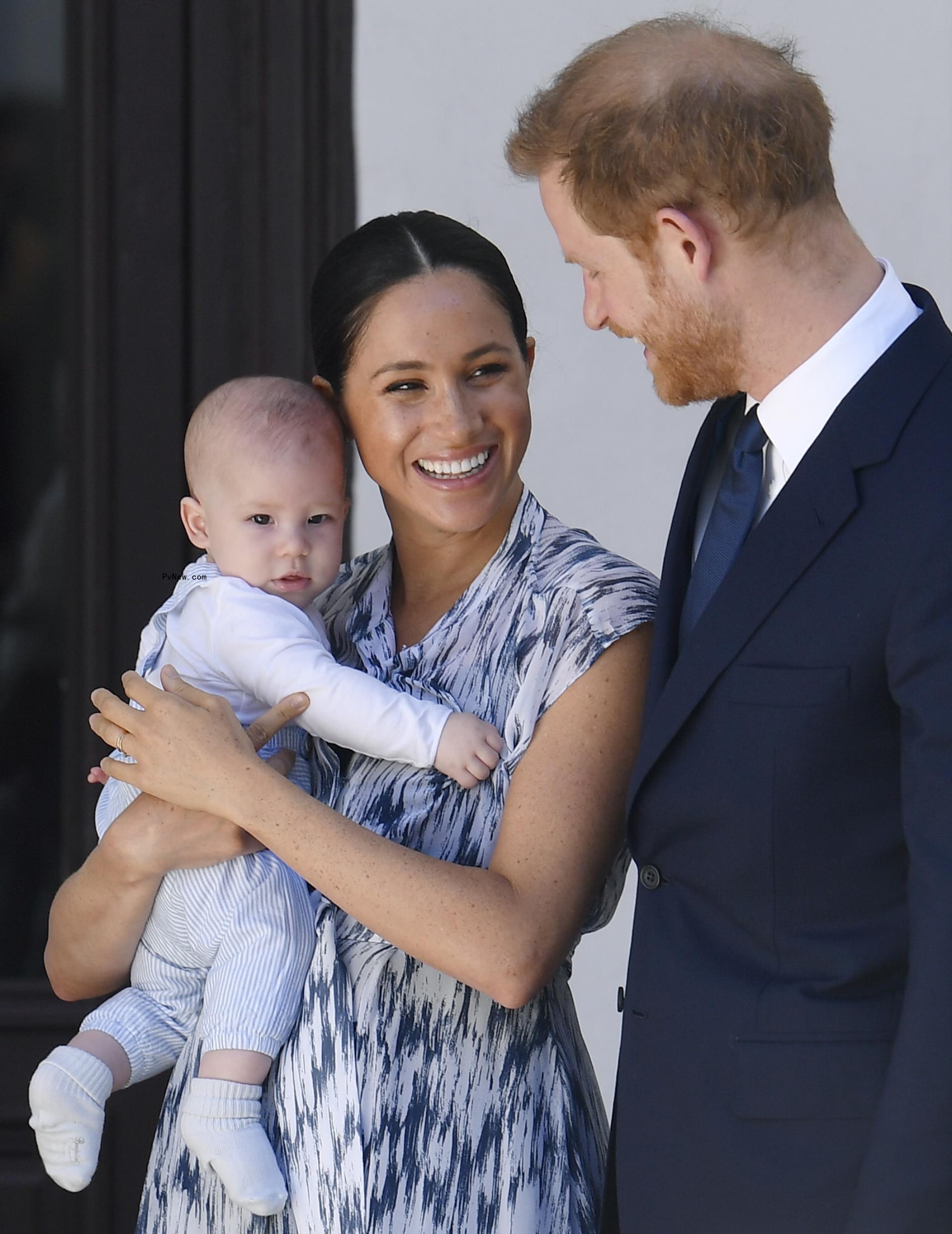 Meghan Markle, Prince Harry and Archie.