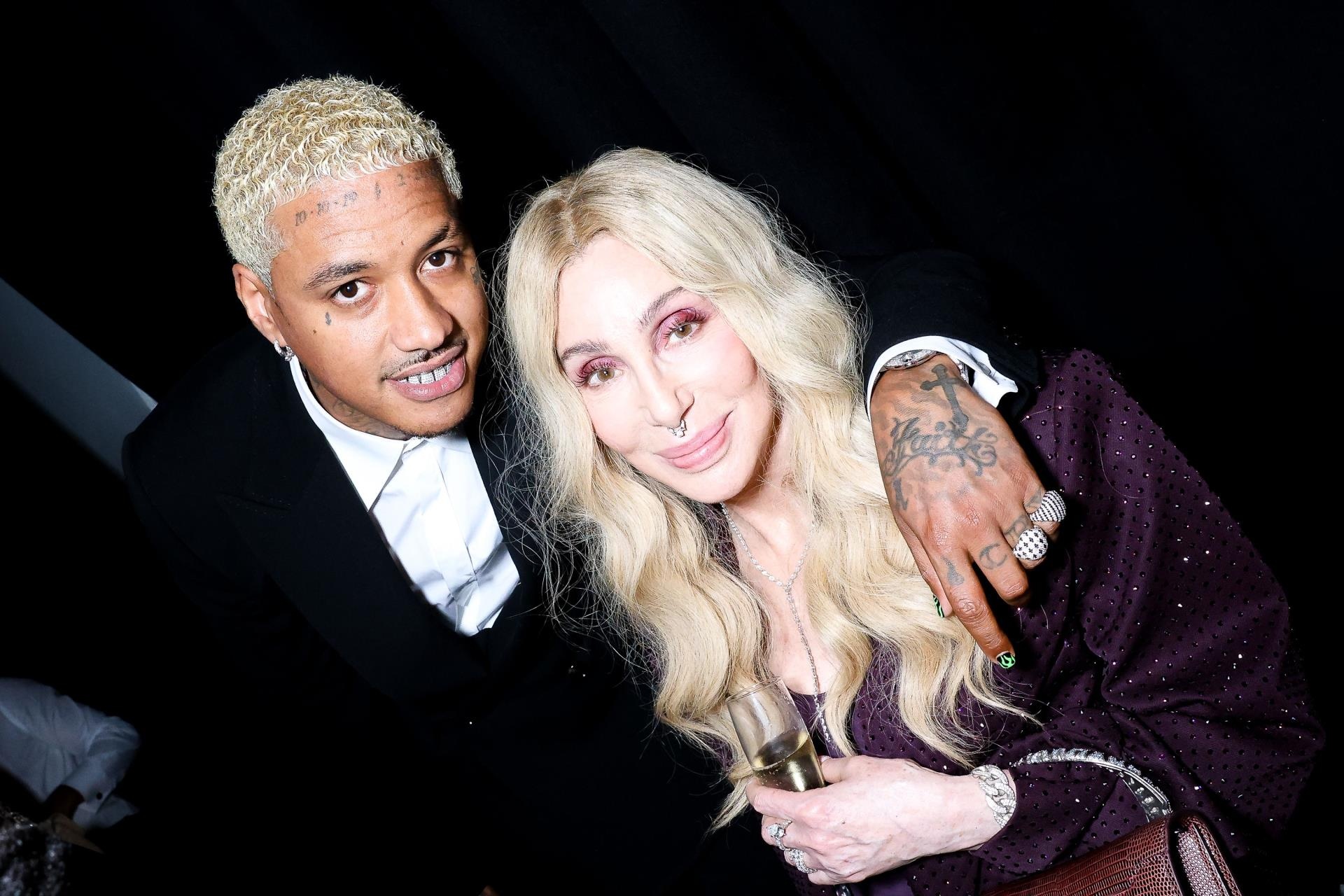 Alexander Edwards and Cher at party in Cannes.