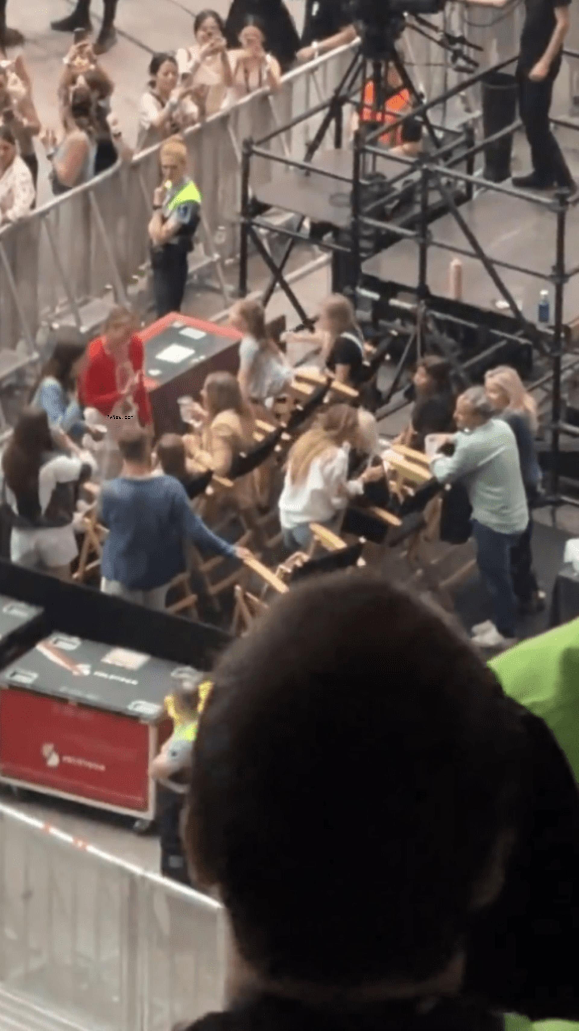 Blake Lively at Taylor Swift's Madrid concert