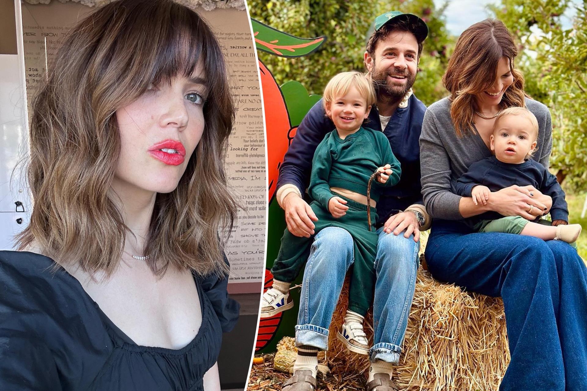 Mandy Moore and family
