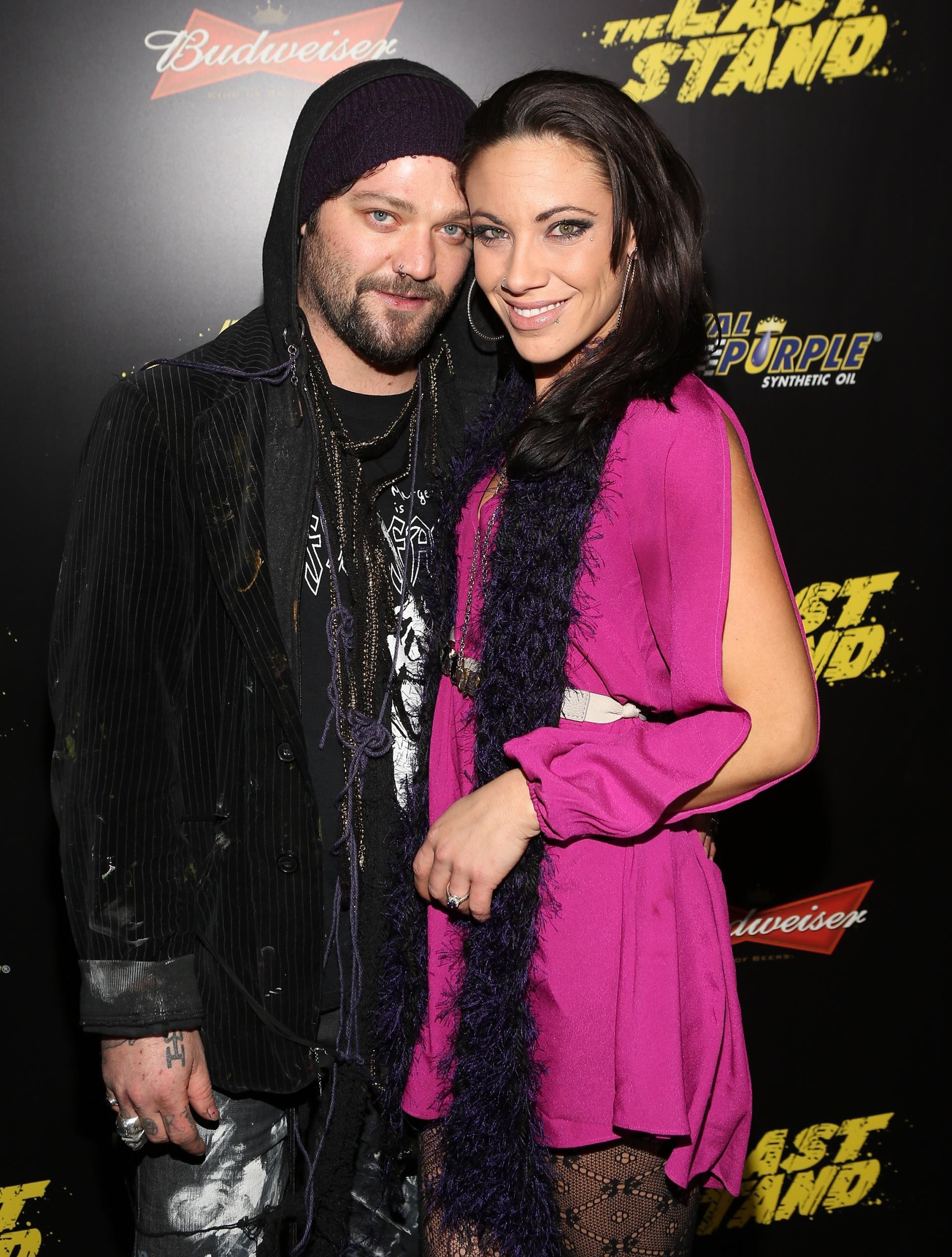 Bam Margera and Nicole Boyd.