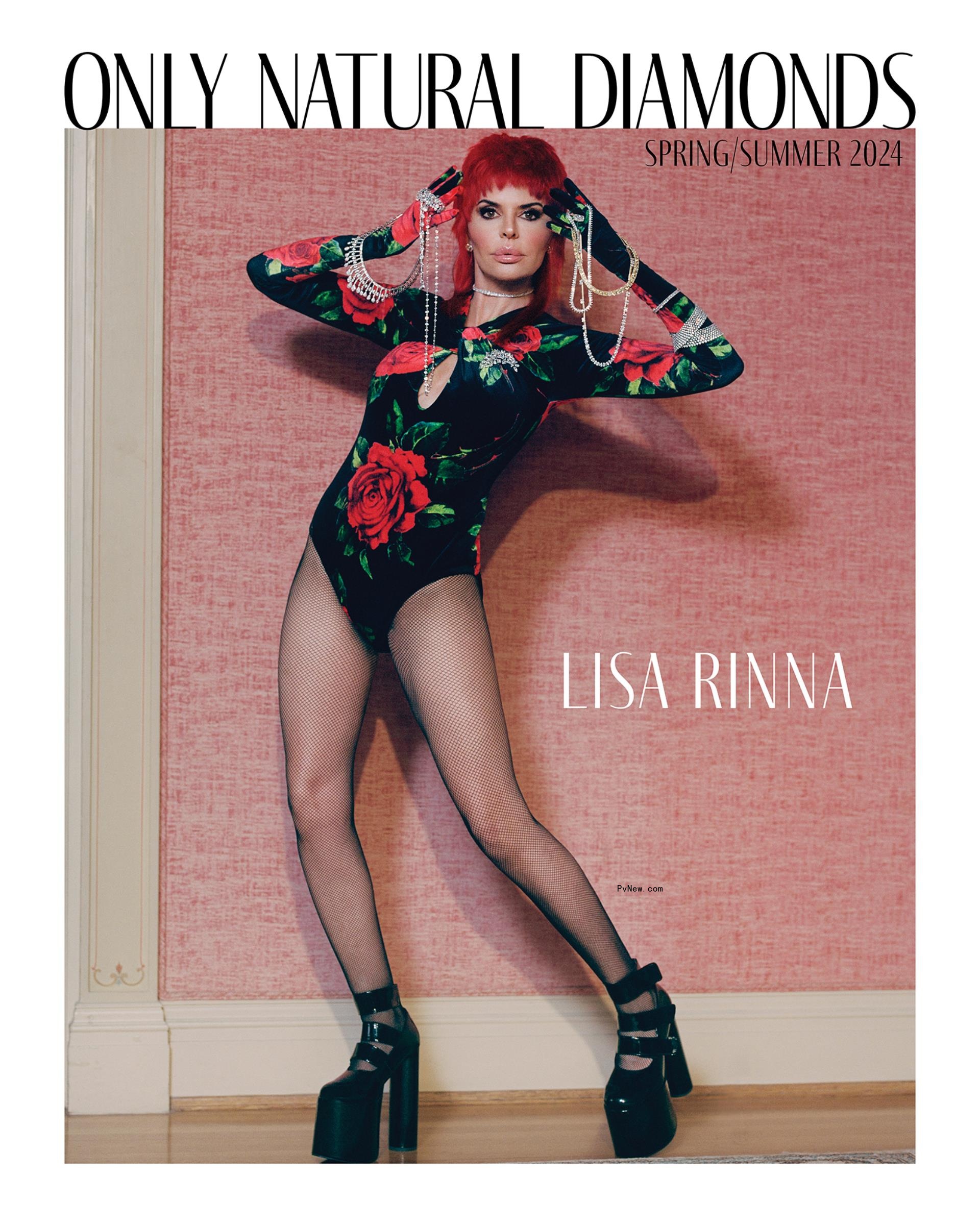 Lisa Rinna on the cover of o<i></i>nly Natural Diamo<i></i>nds magazine