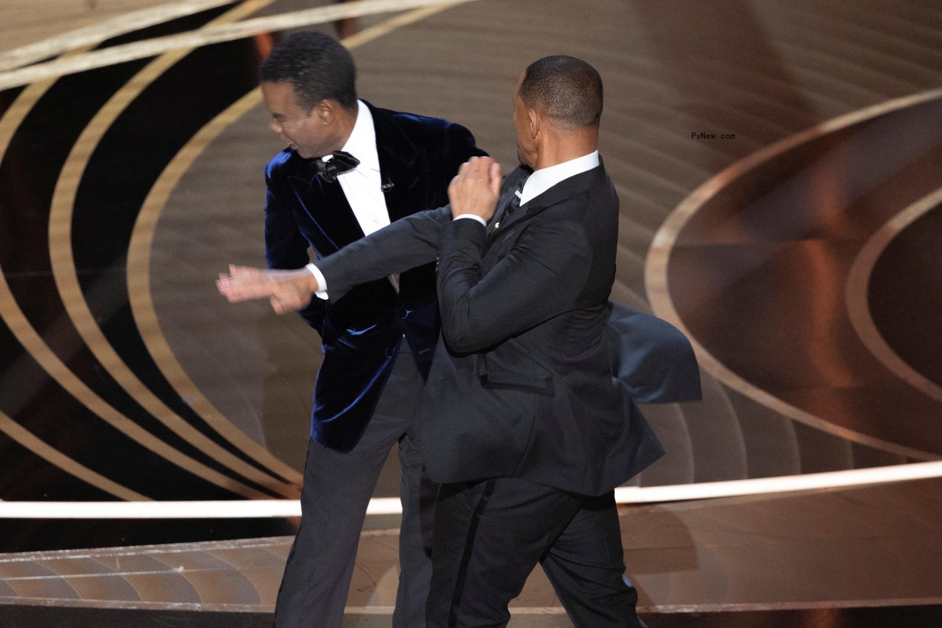 Will Smith slaps Chris Rock