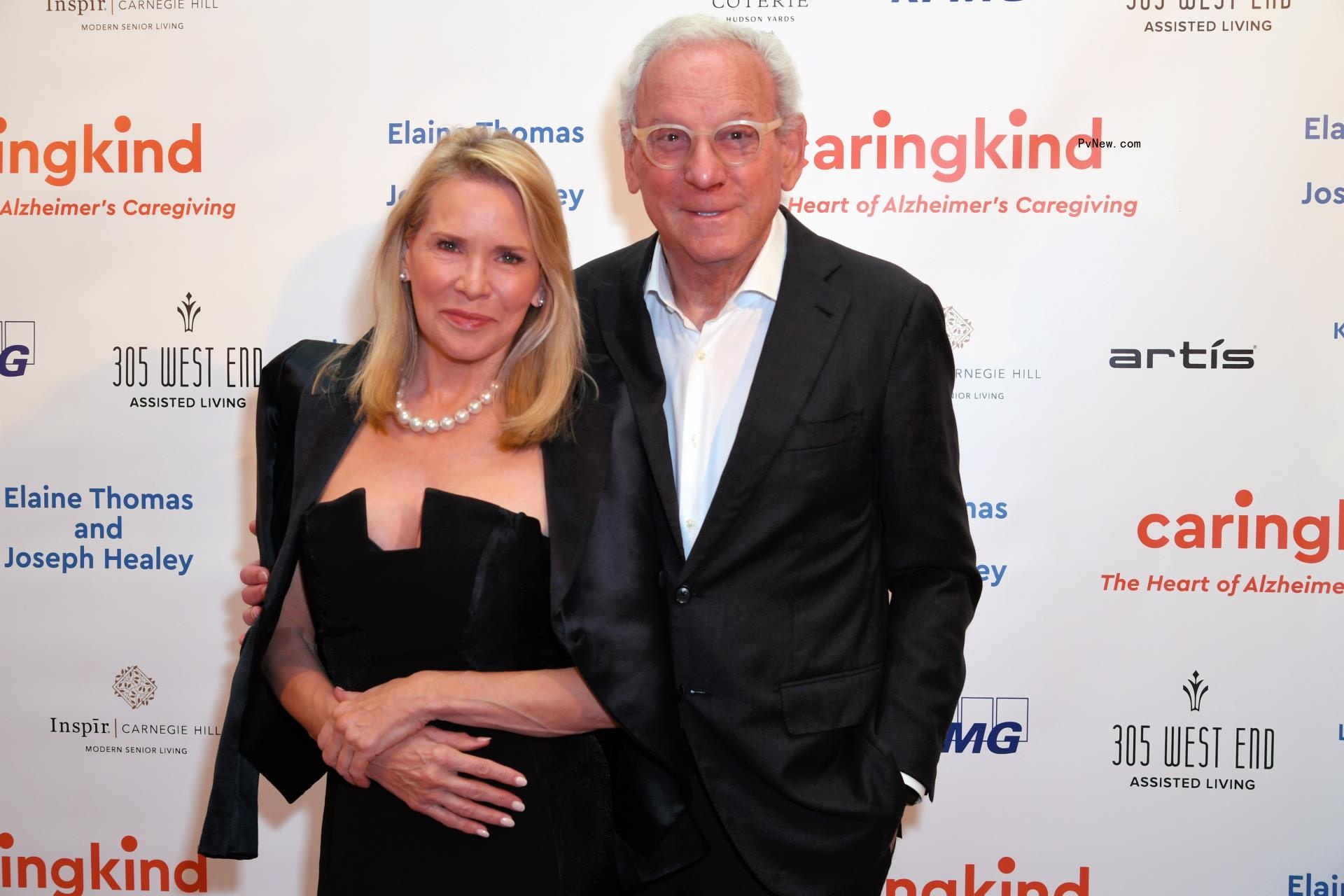 Patricia Duff (L) and Richard Cohen attend CaringKind's 27th Annual