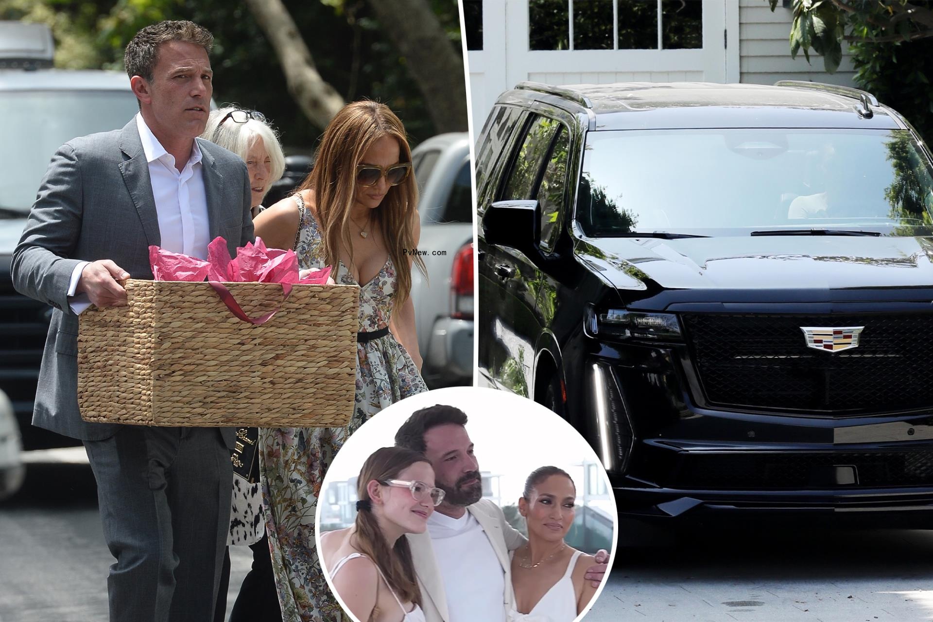 Jennifer Lopez exits Ben Affleck's home just one hour after putting on united front at his daughter Violet's graduation party