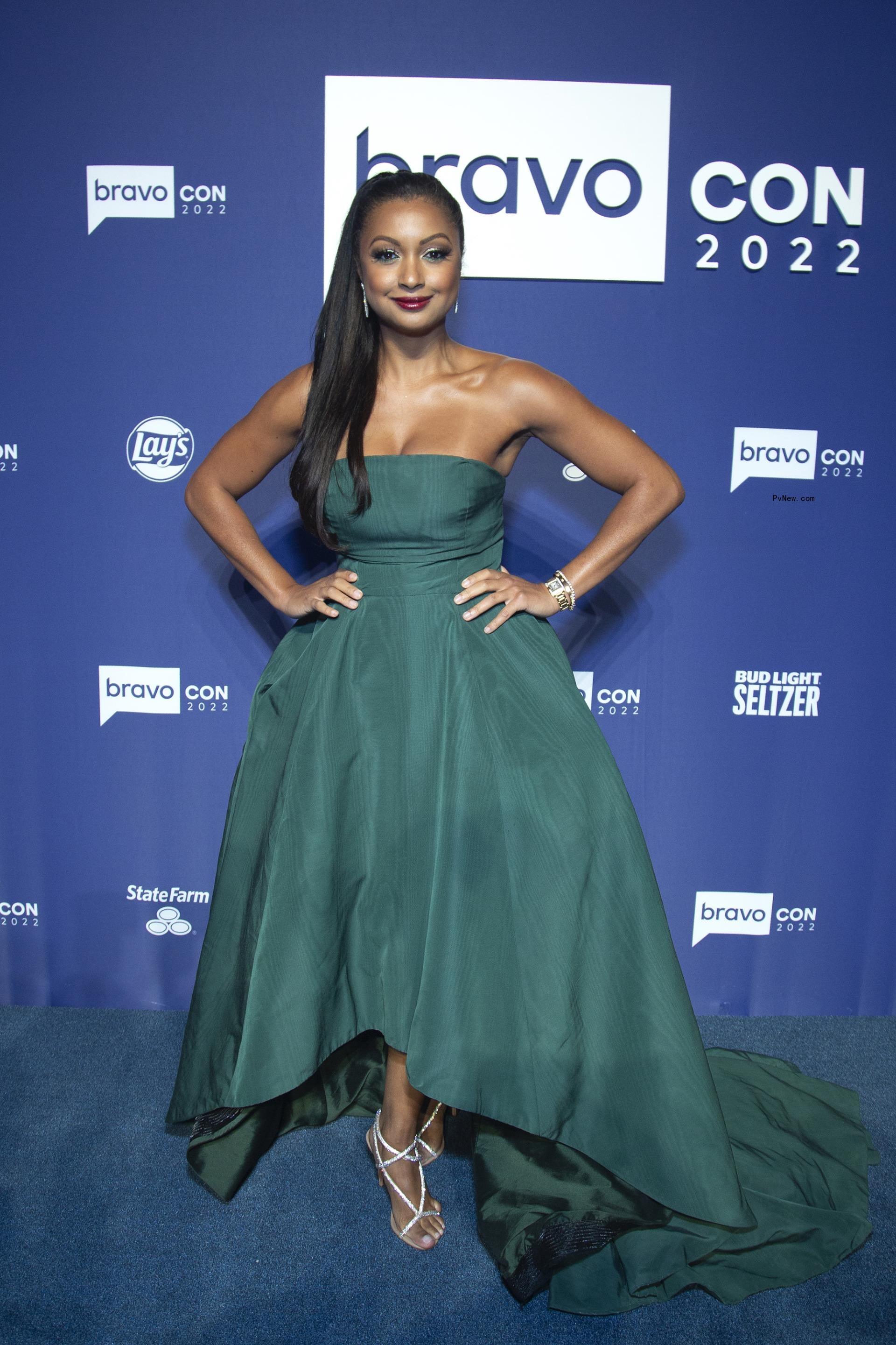 Eboni K. Williams on a red carpet in 2022.