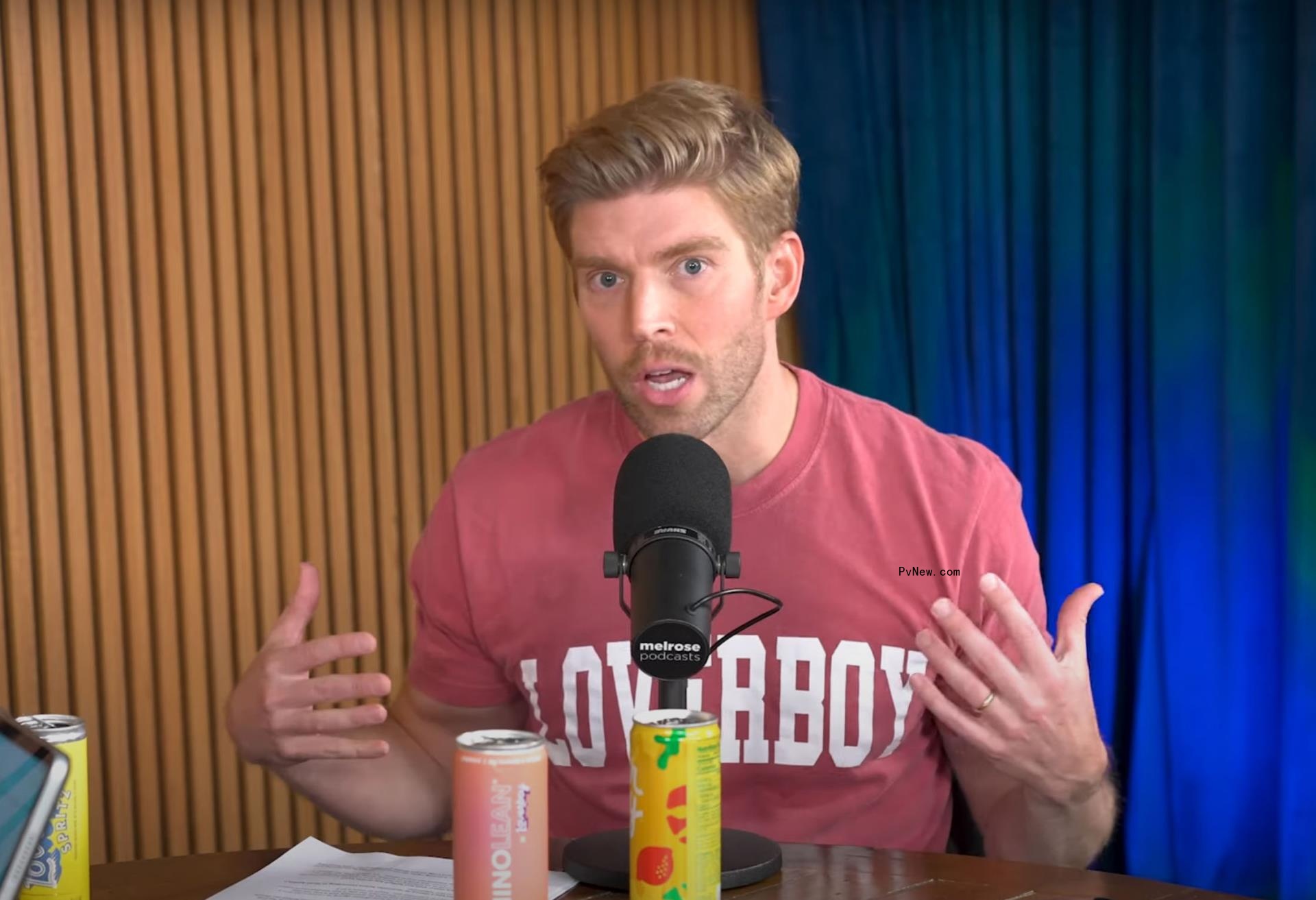 Kyle Cooke talking on a podcast