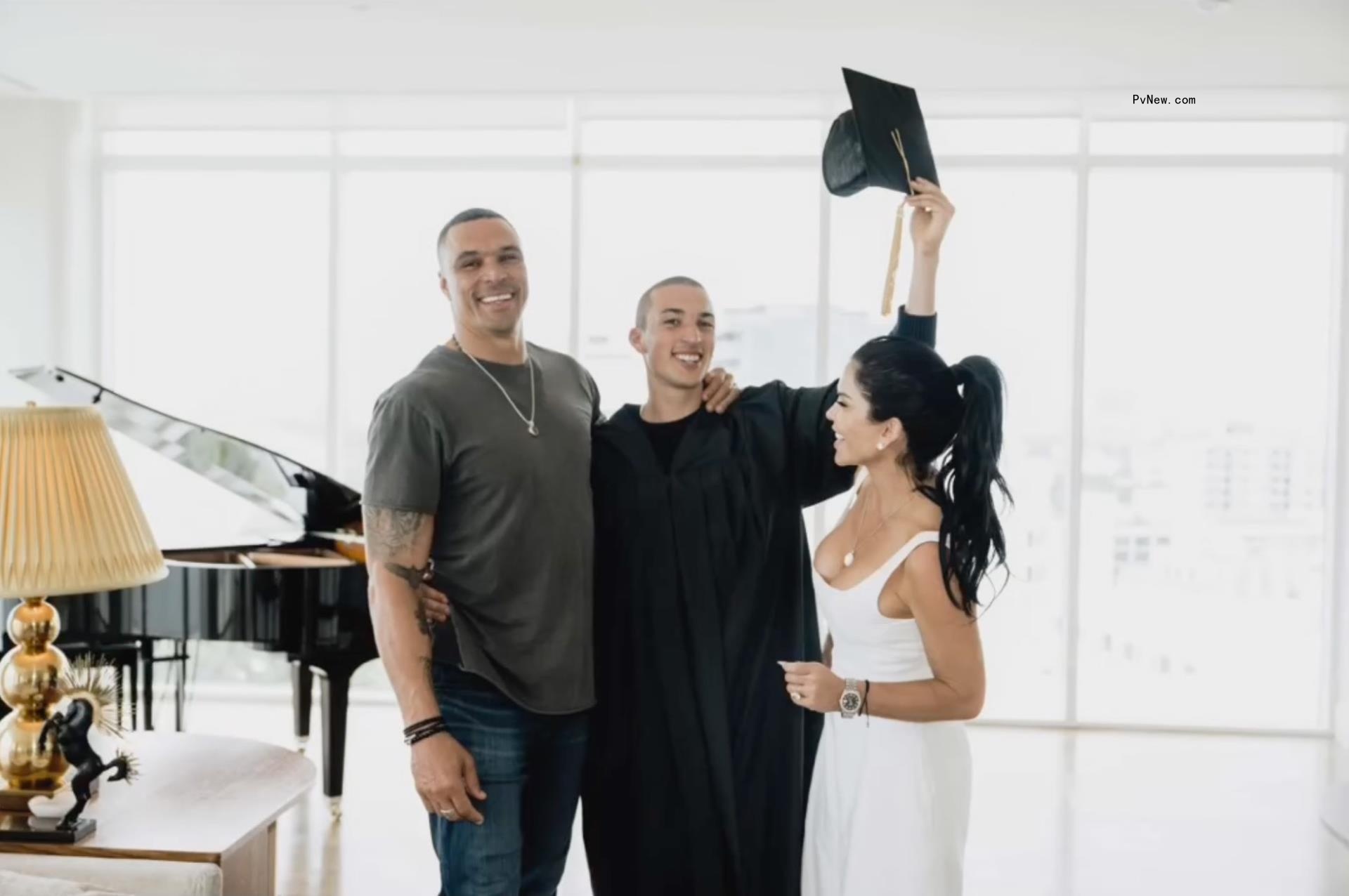 Lauren Sánchez, Jeff Bezos and her son