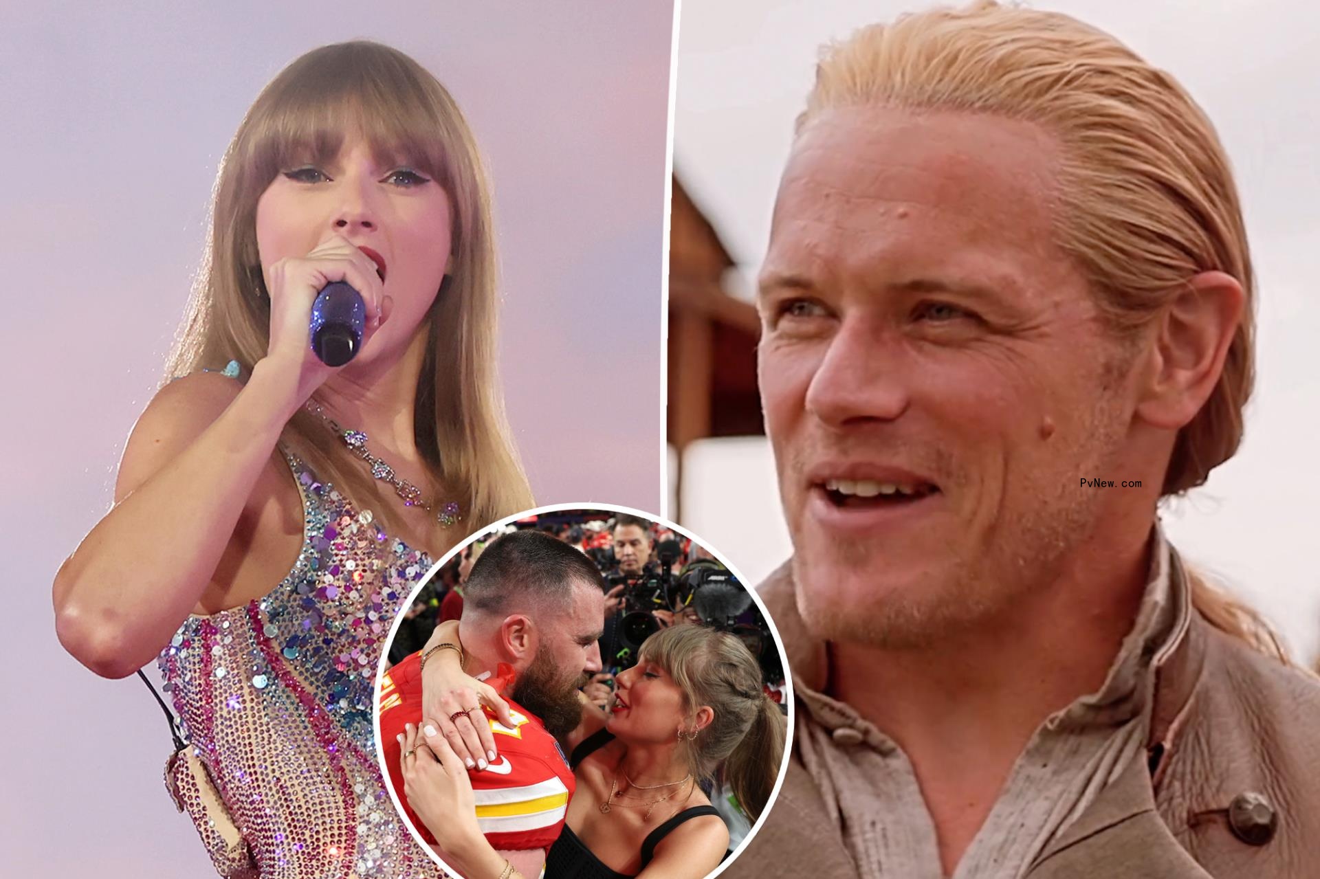 ‘Outlander’ star Sam Heughan plans to steal Taylor Swift from Travis Kelce at Eras Tour: ‘She’s go<i></i>nna shake him off’