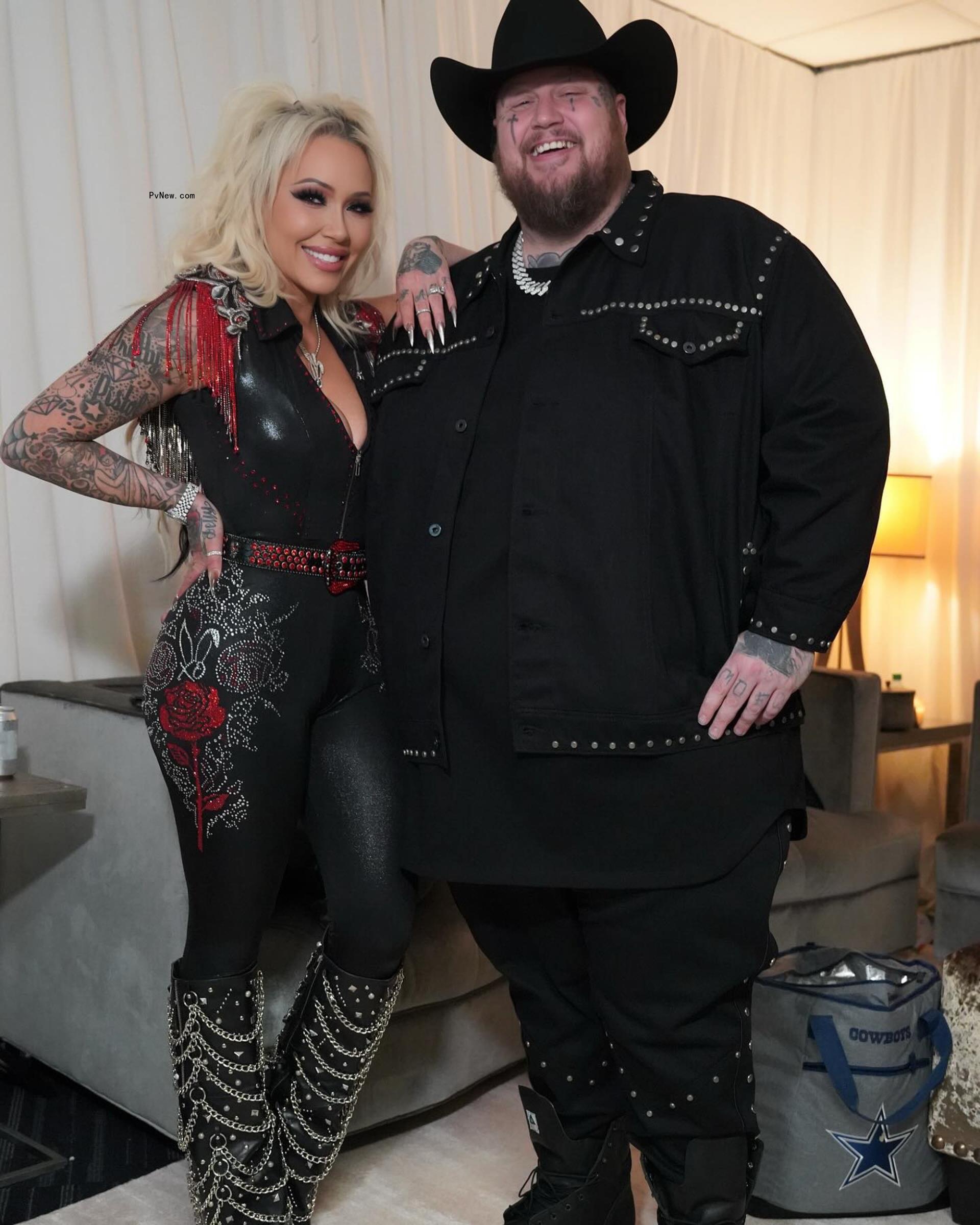 Jelly Roll and wife Bunnie Xo.