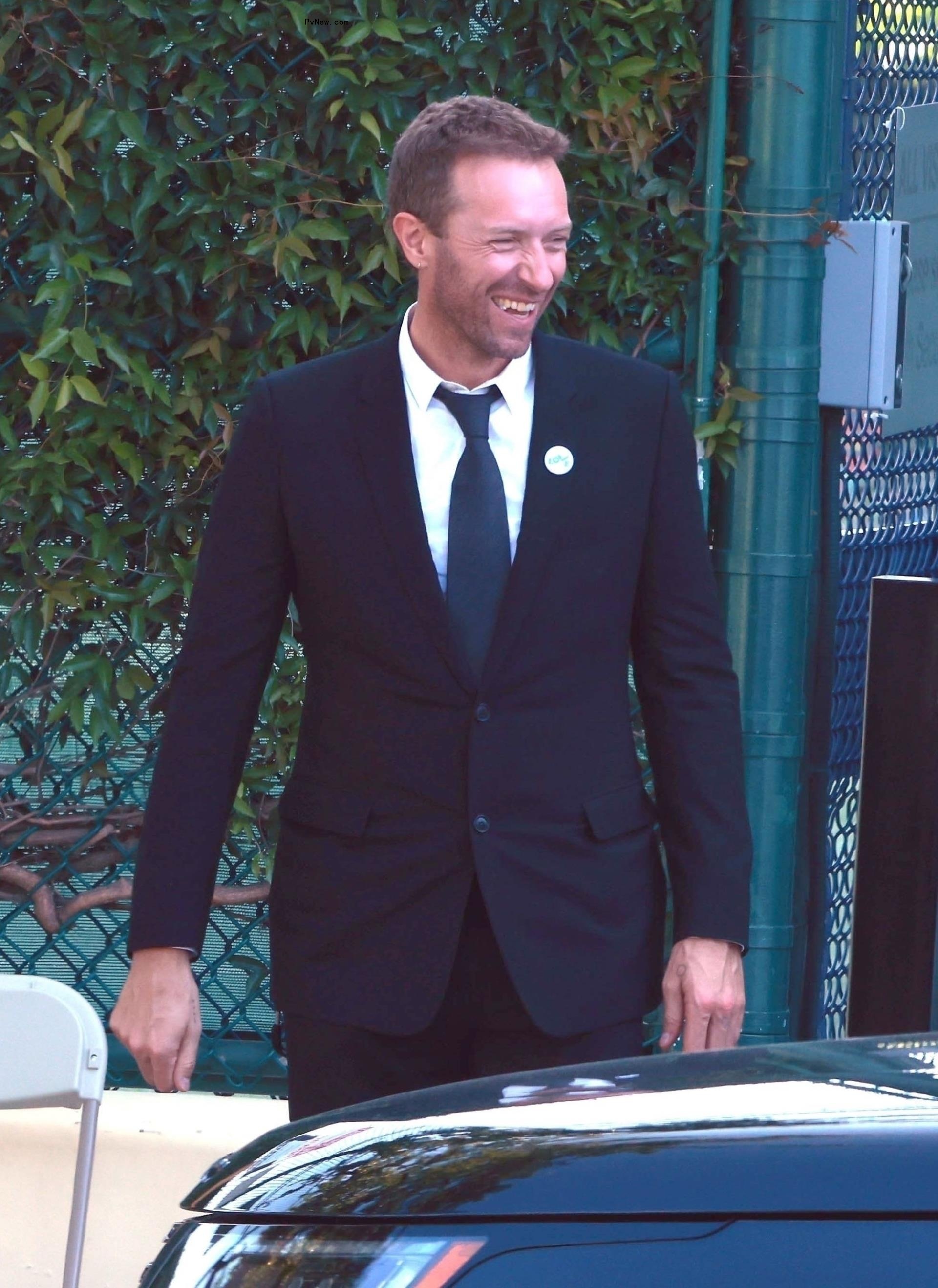 Chris Martin at Moses' graduation.