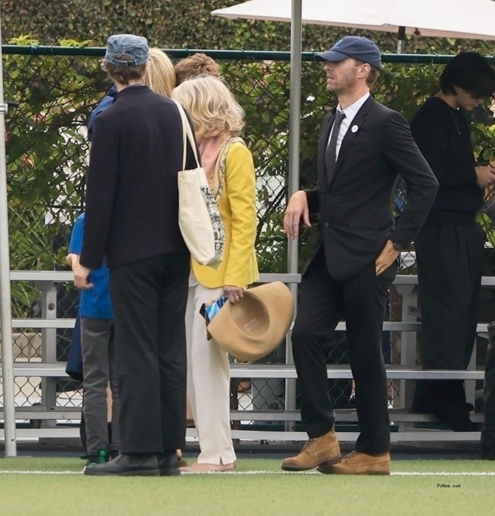 Chris Martin at Moses' graduation.
