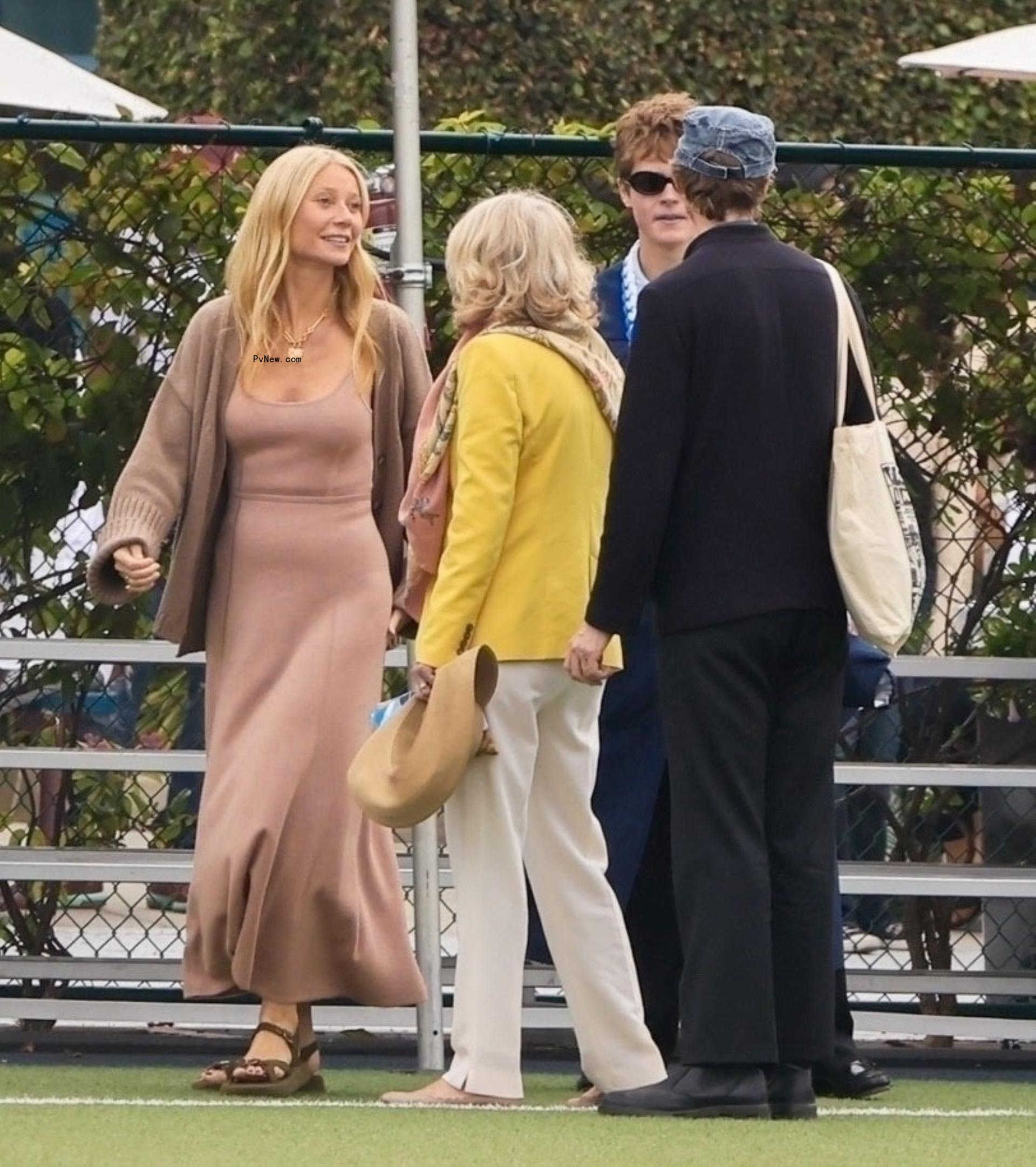 Gwyneth Paltrow at Moses' graduation.