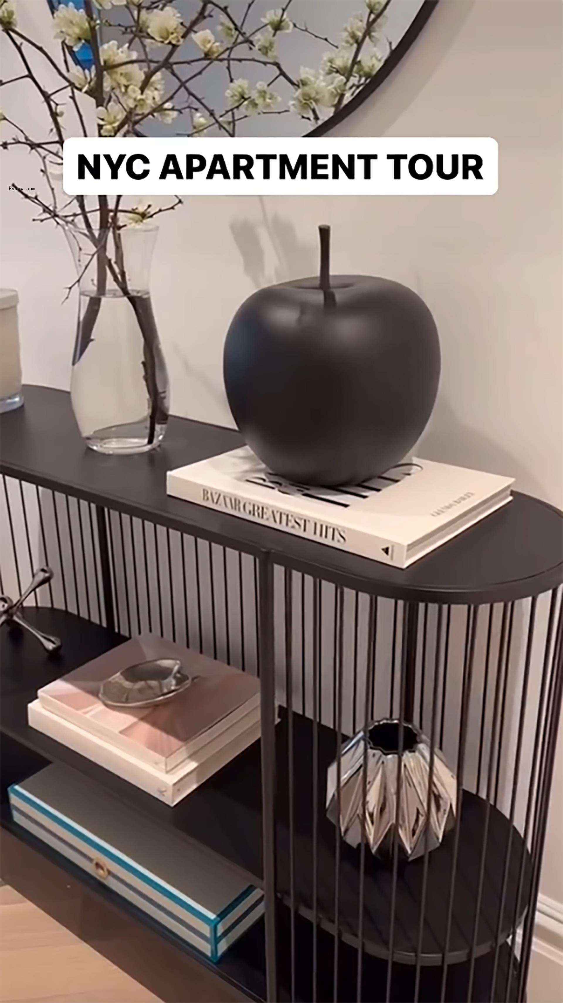Bethenny Frankel's entryway in her NYC apartment