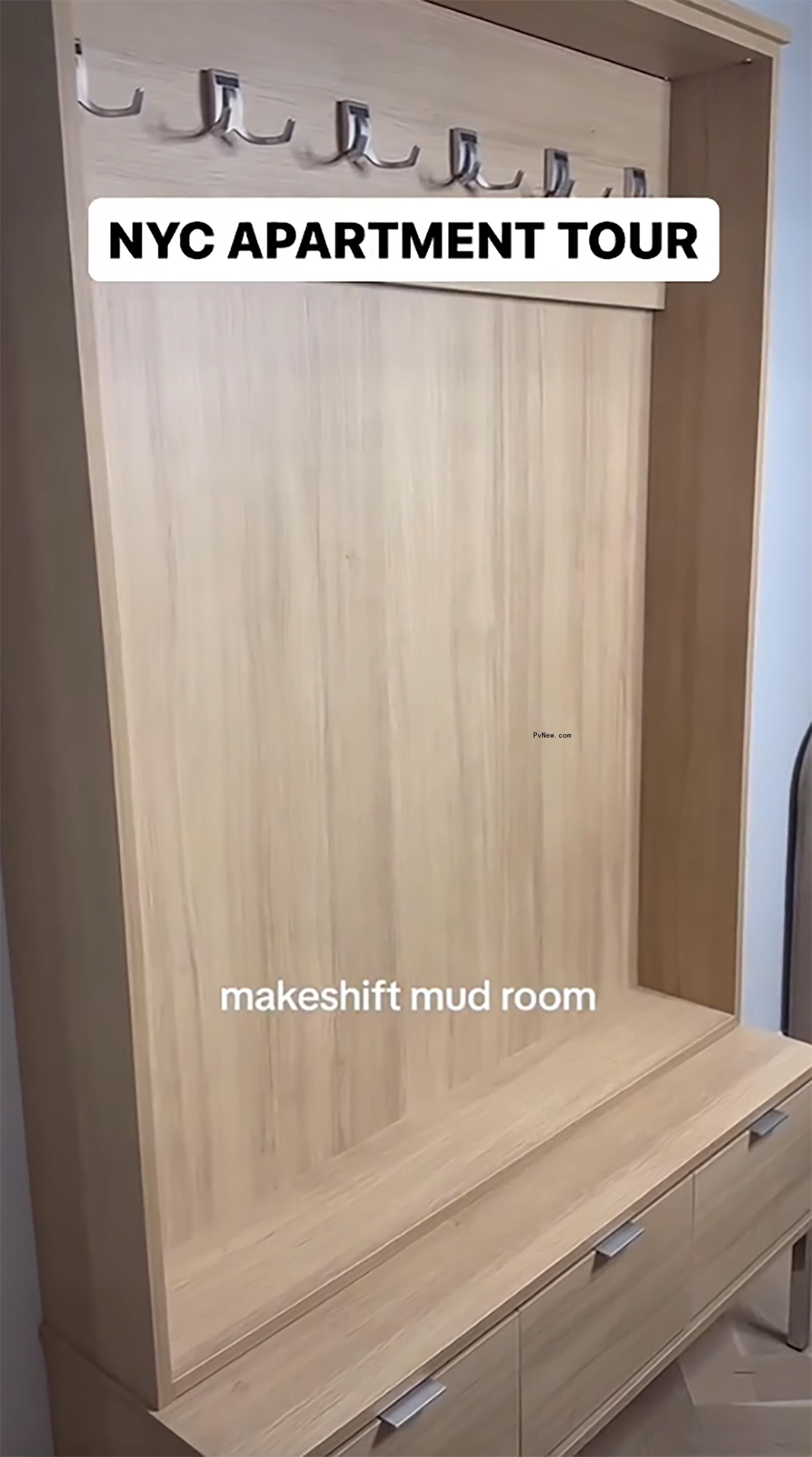 Bethenny Frankel's NYC apartment's mudroom