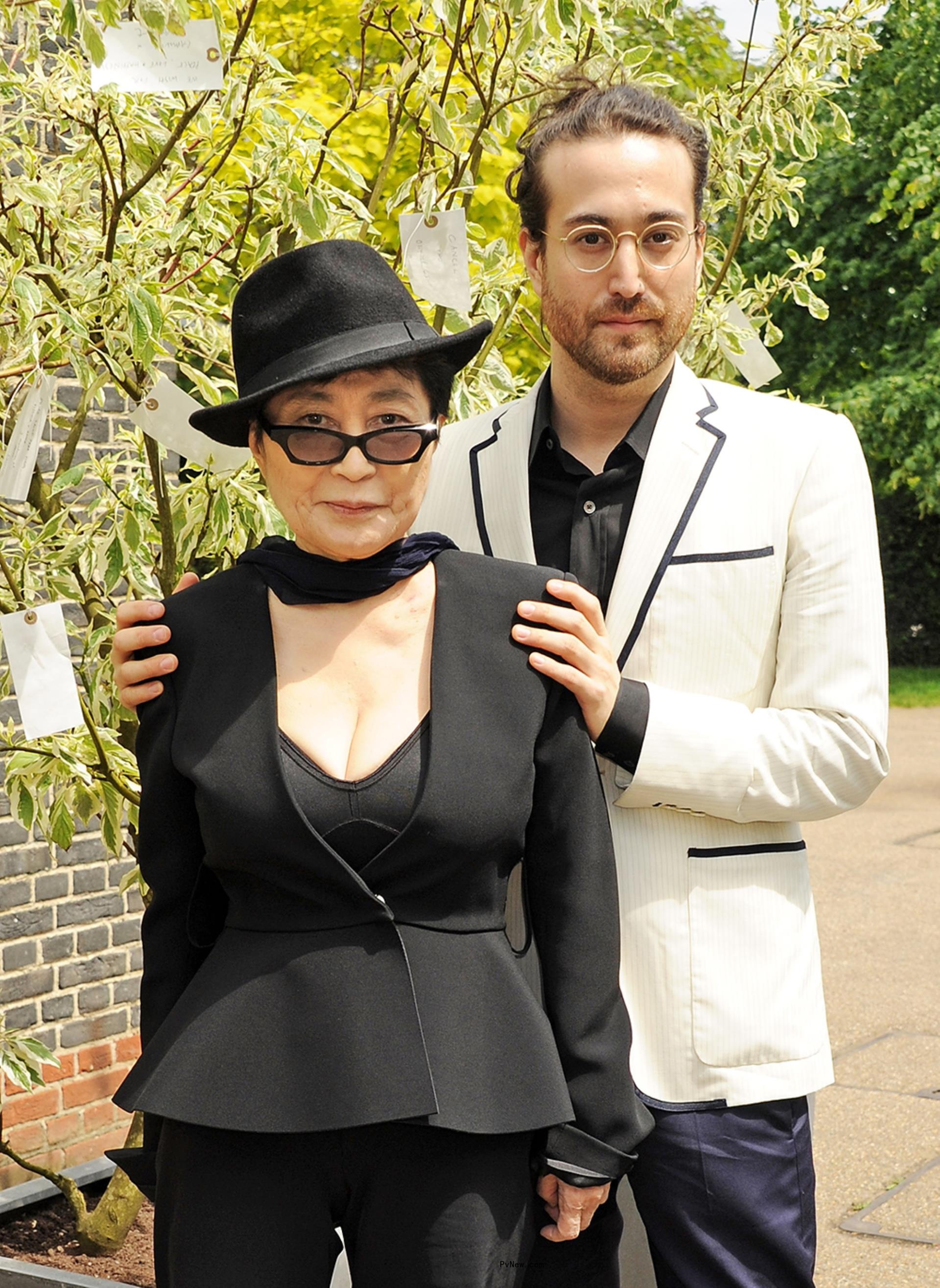 Yoko Ono and Sean Lennon