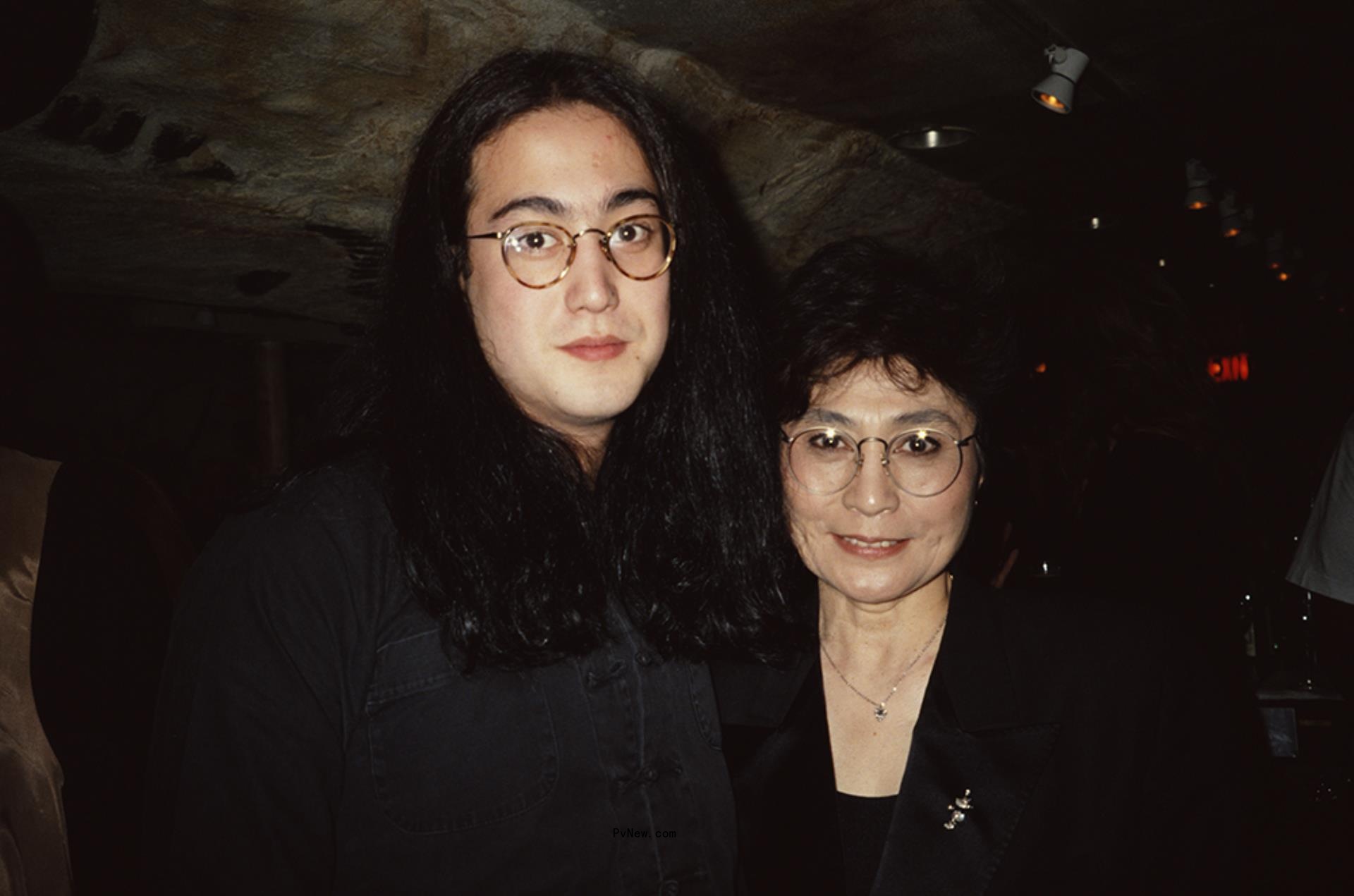 Yoko Ono and Sean Lennon