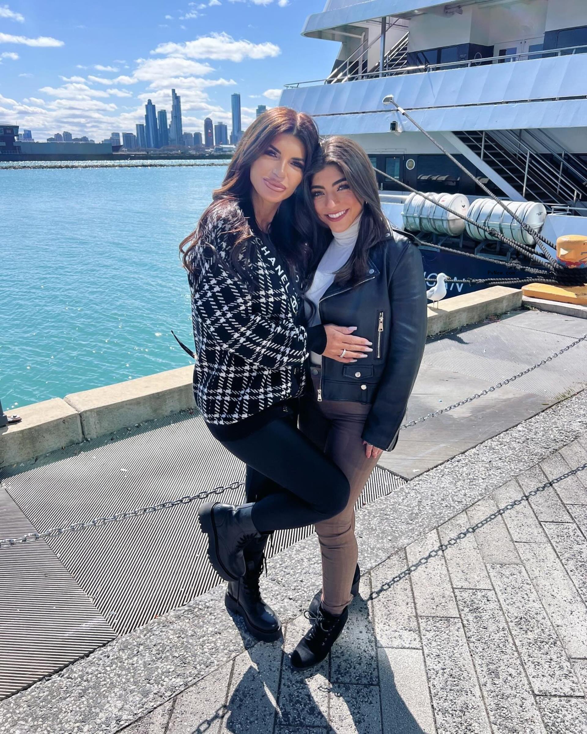 Teresa Giudice and Milania Giudice posing together