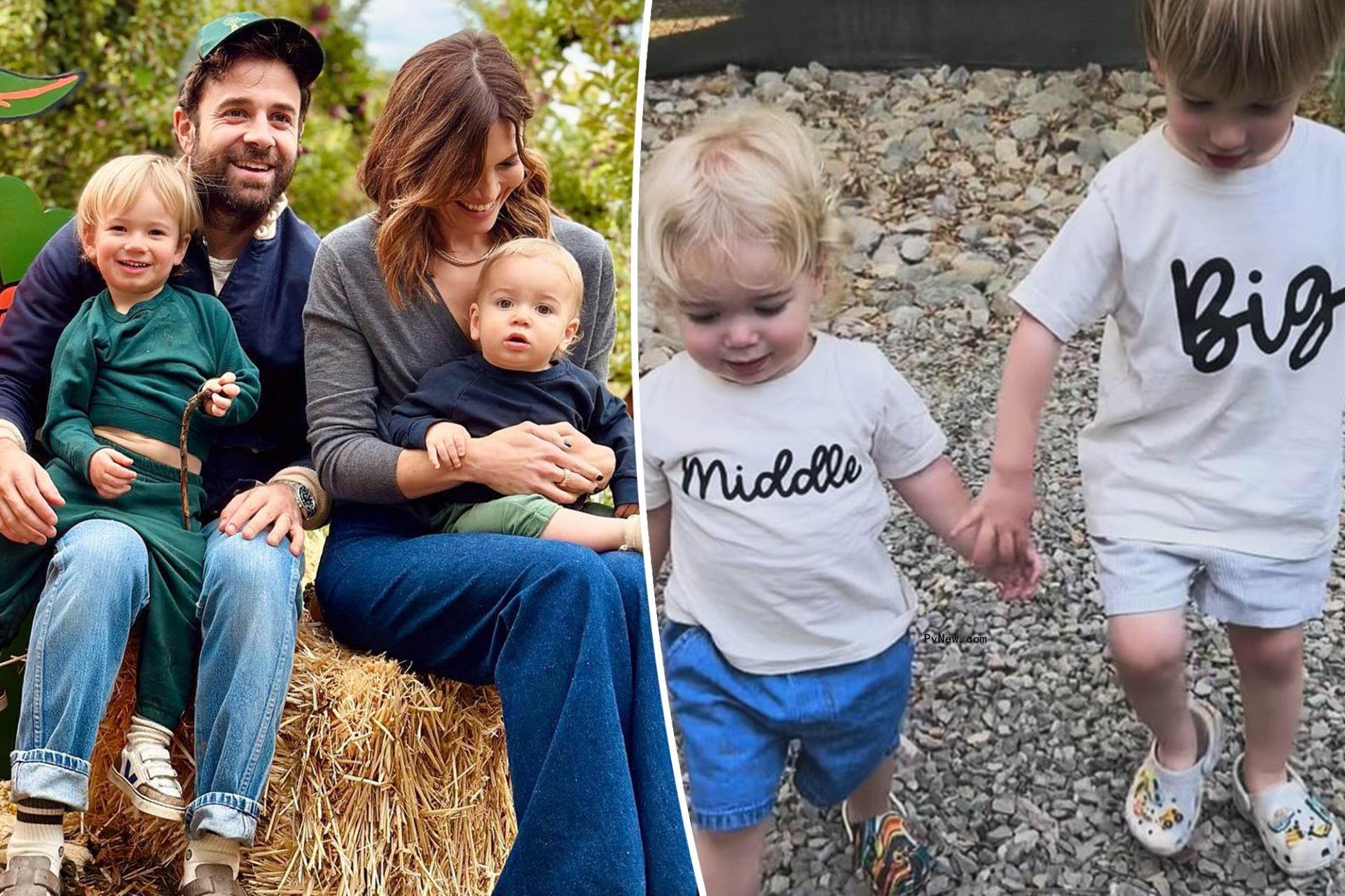 Mandy Moore, Taylor Goldsmith and sons