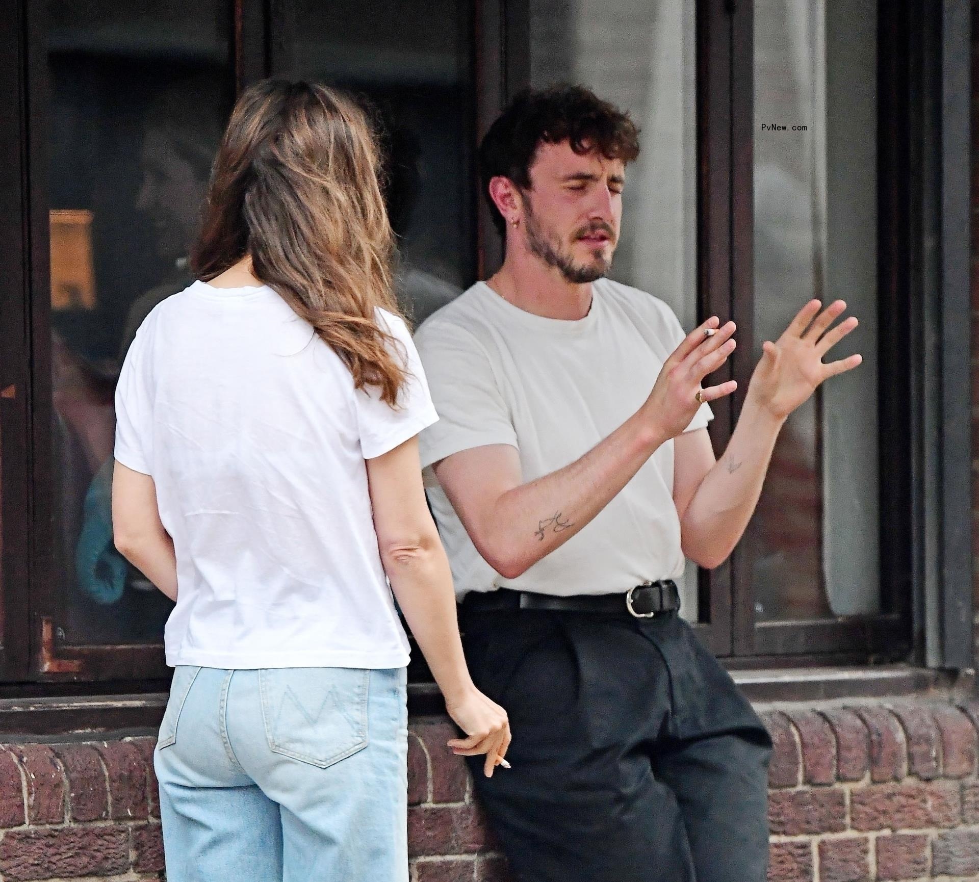 Natalie Portman hanging with Paul Mescal.