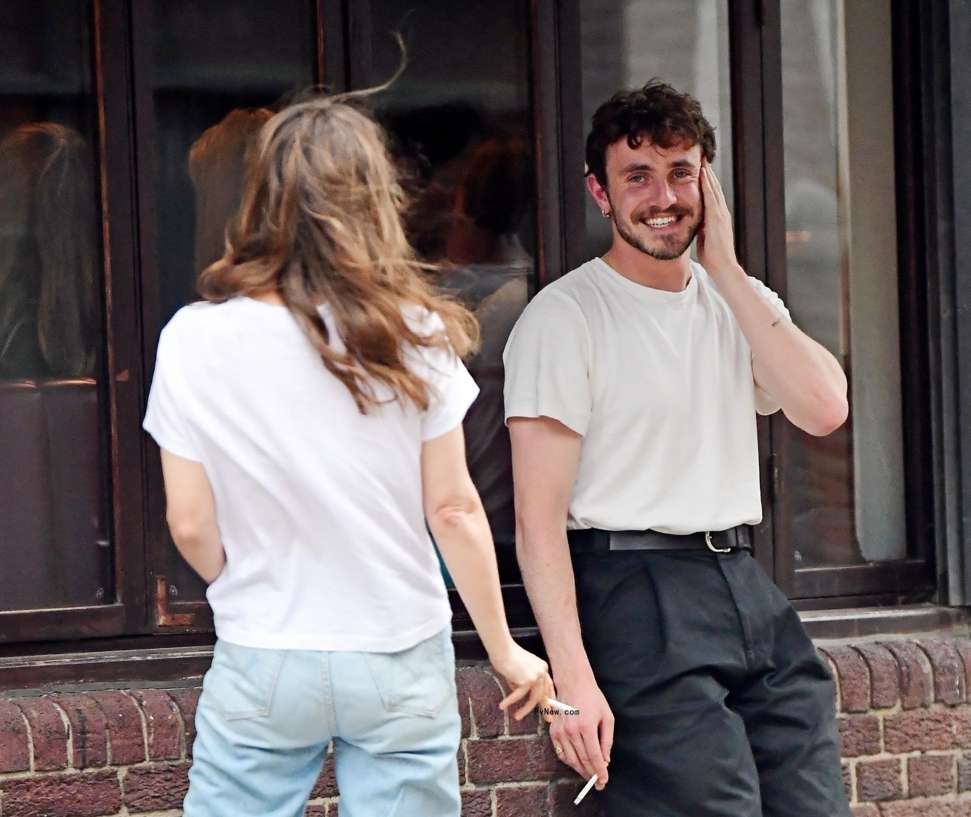Natalie Portman hanging with Paul Mescal.