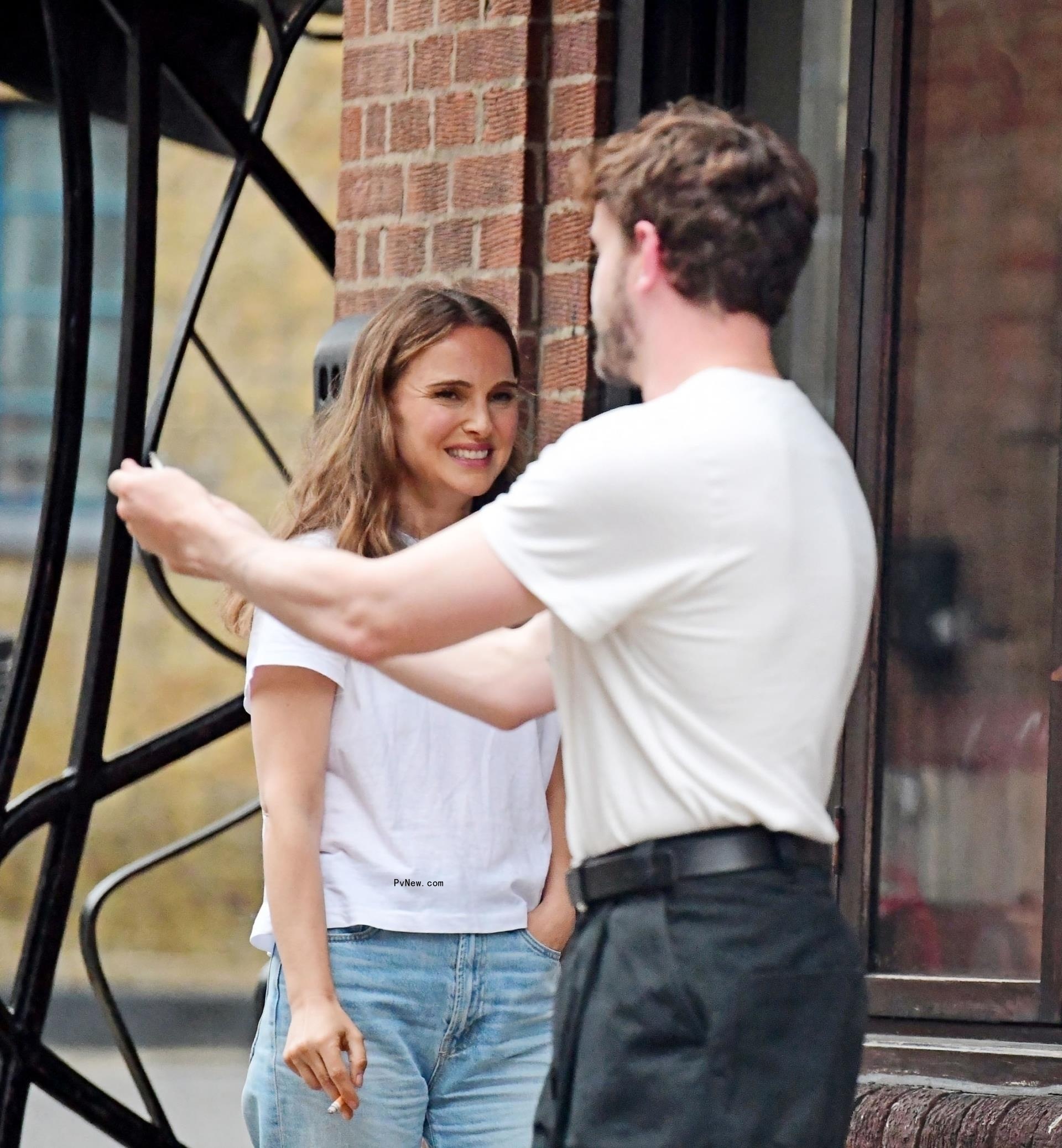 Natalie Portman hanging with Paul Mescal.