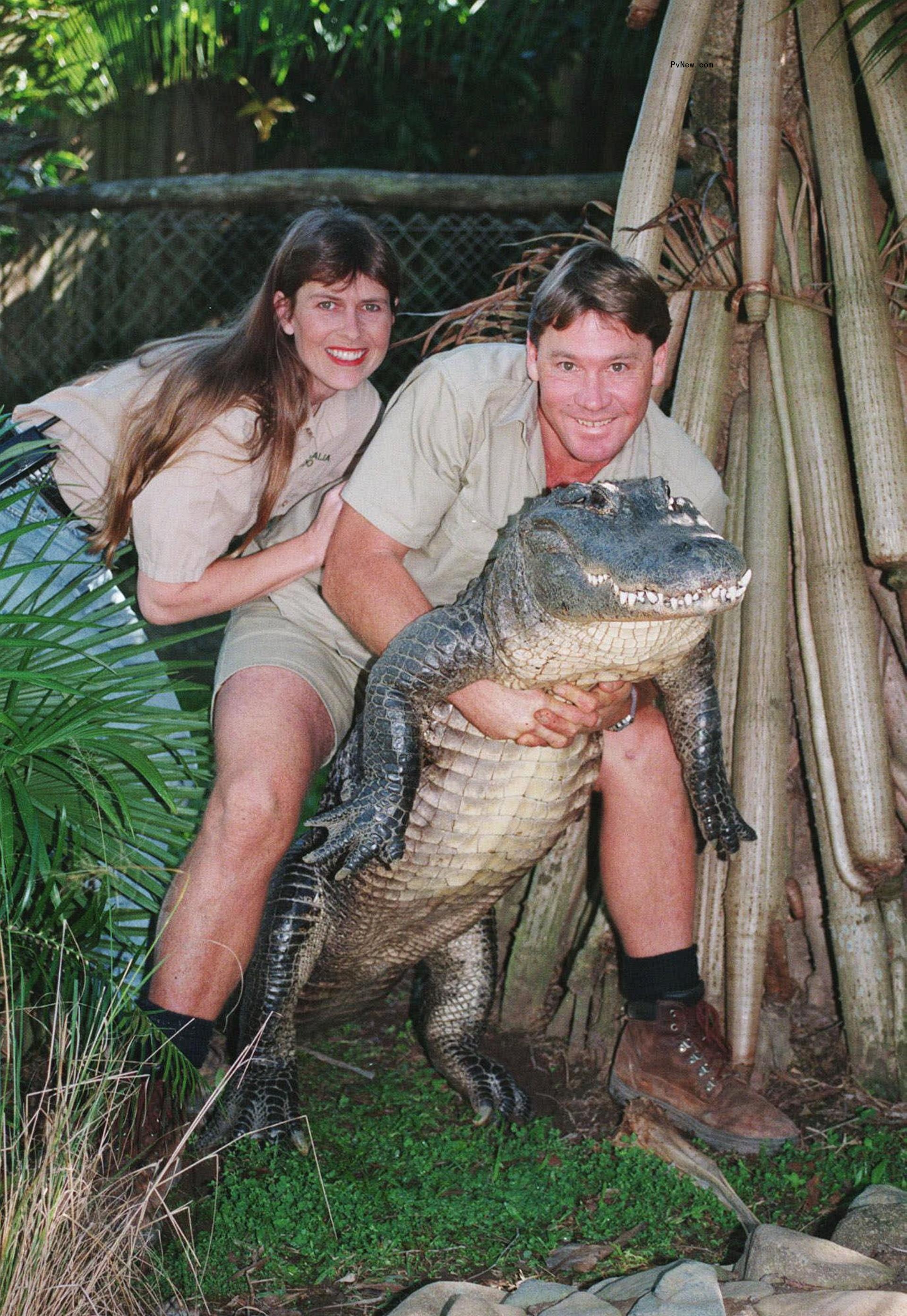 Terri Irwin and Steve Irwin