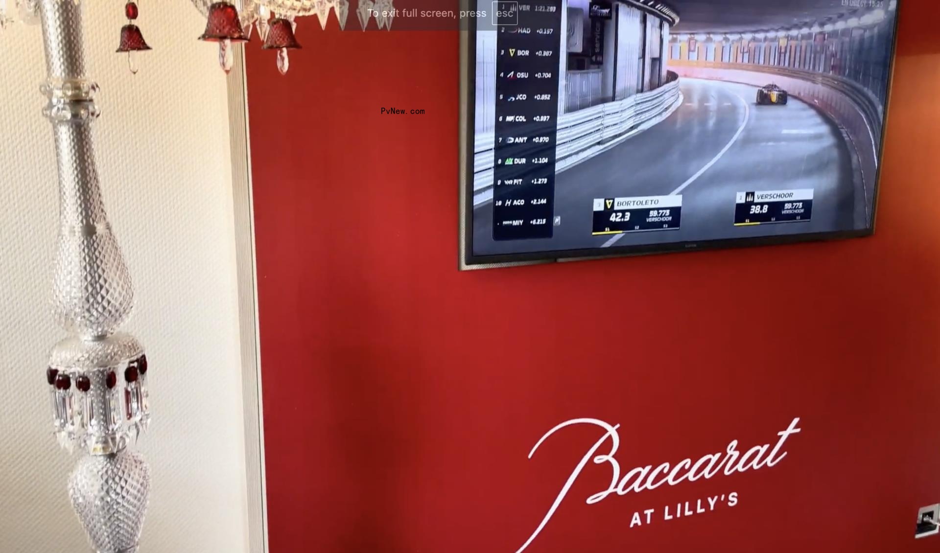 Lilly's and Baccarat suite