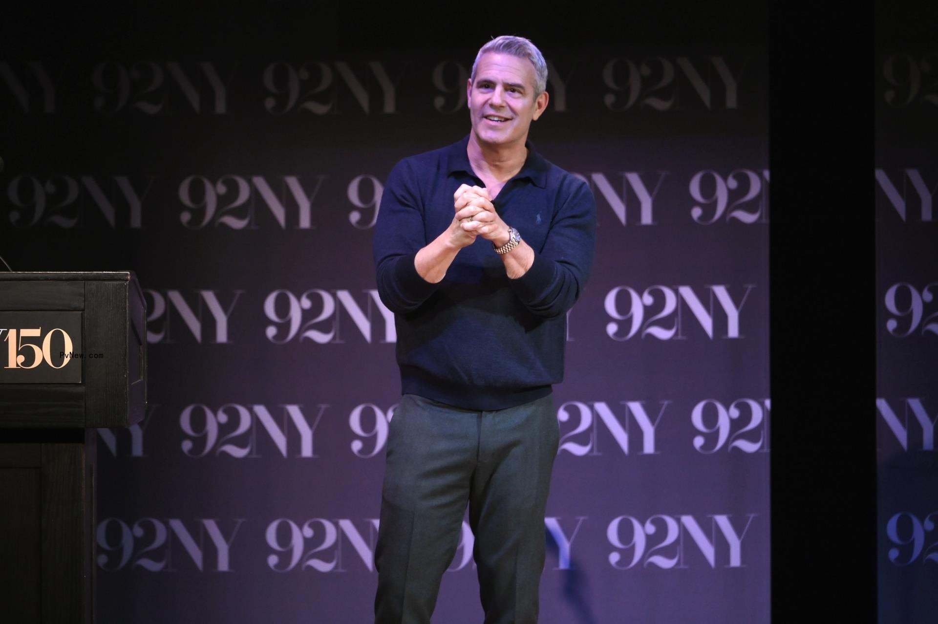 Andy Cohen talking on stage