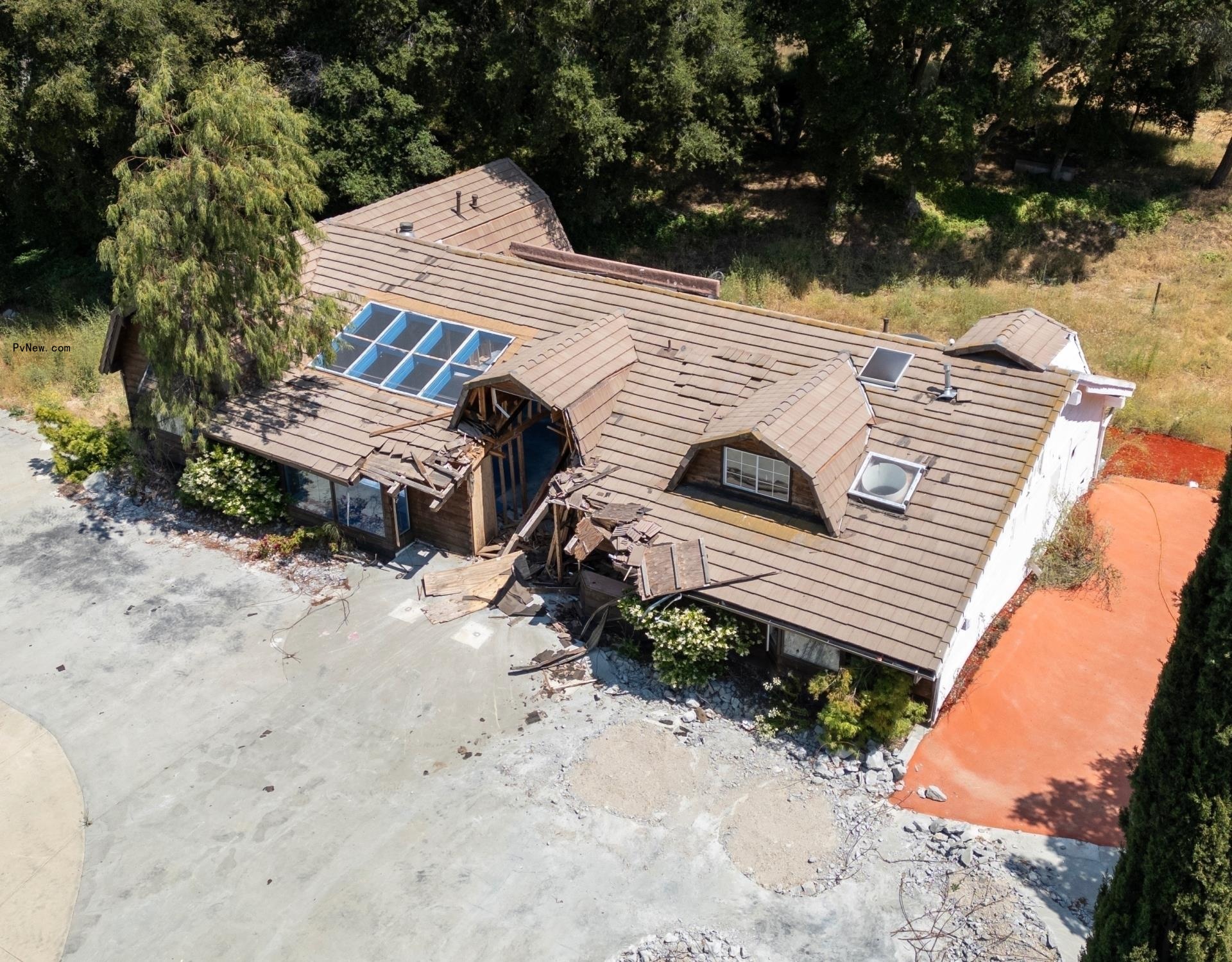 Kanye West's ranch in Los Angeles.