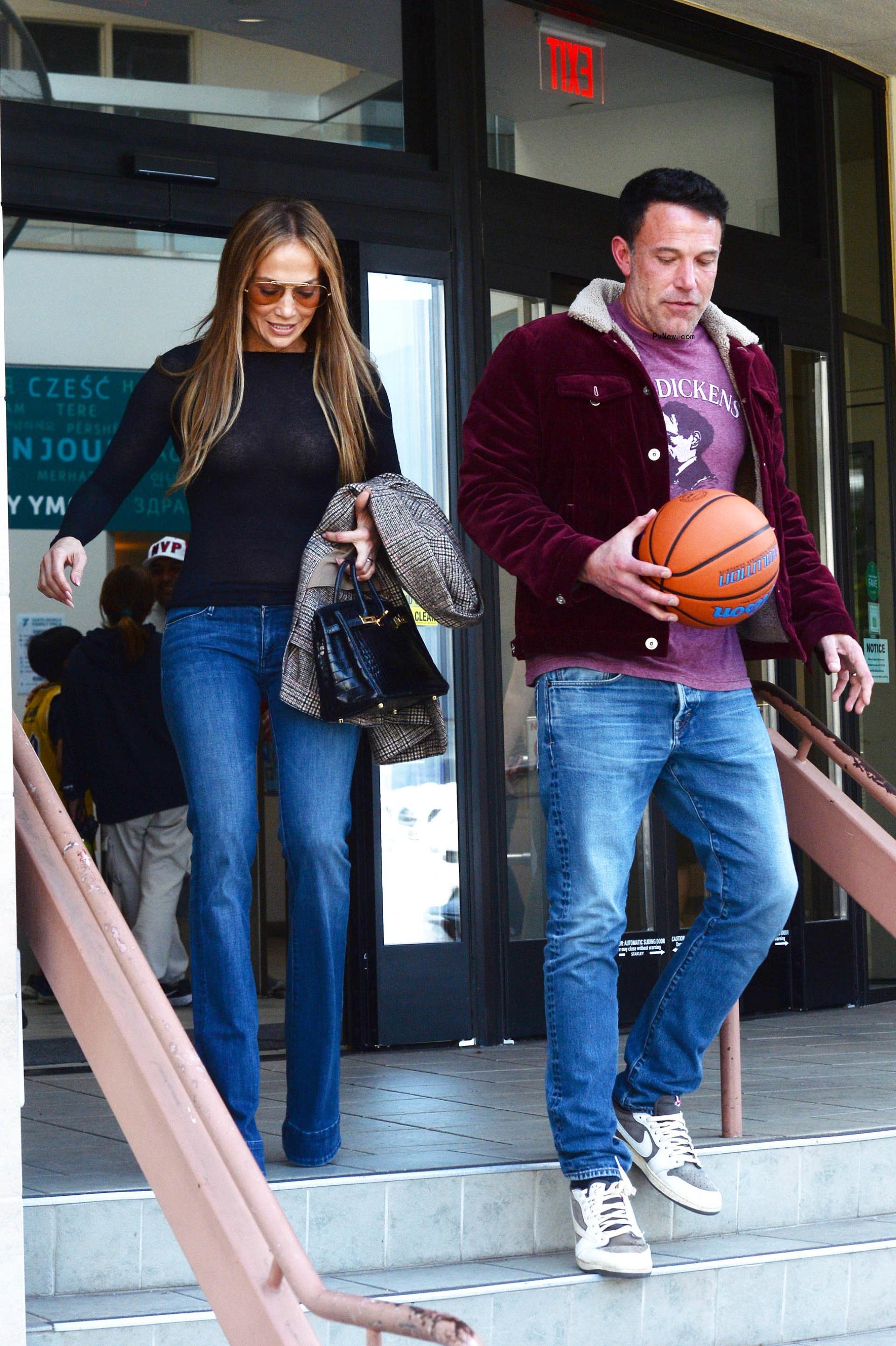 Jennifer Lopez and Ben Affleck.
