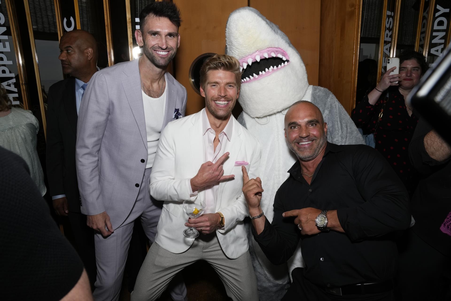 Carl Radke, Kyle Cooke and Joe Gorga posing together