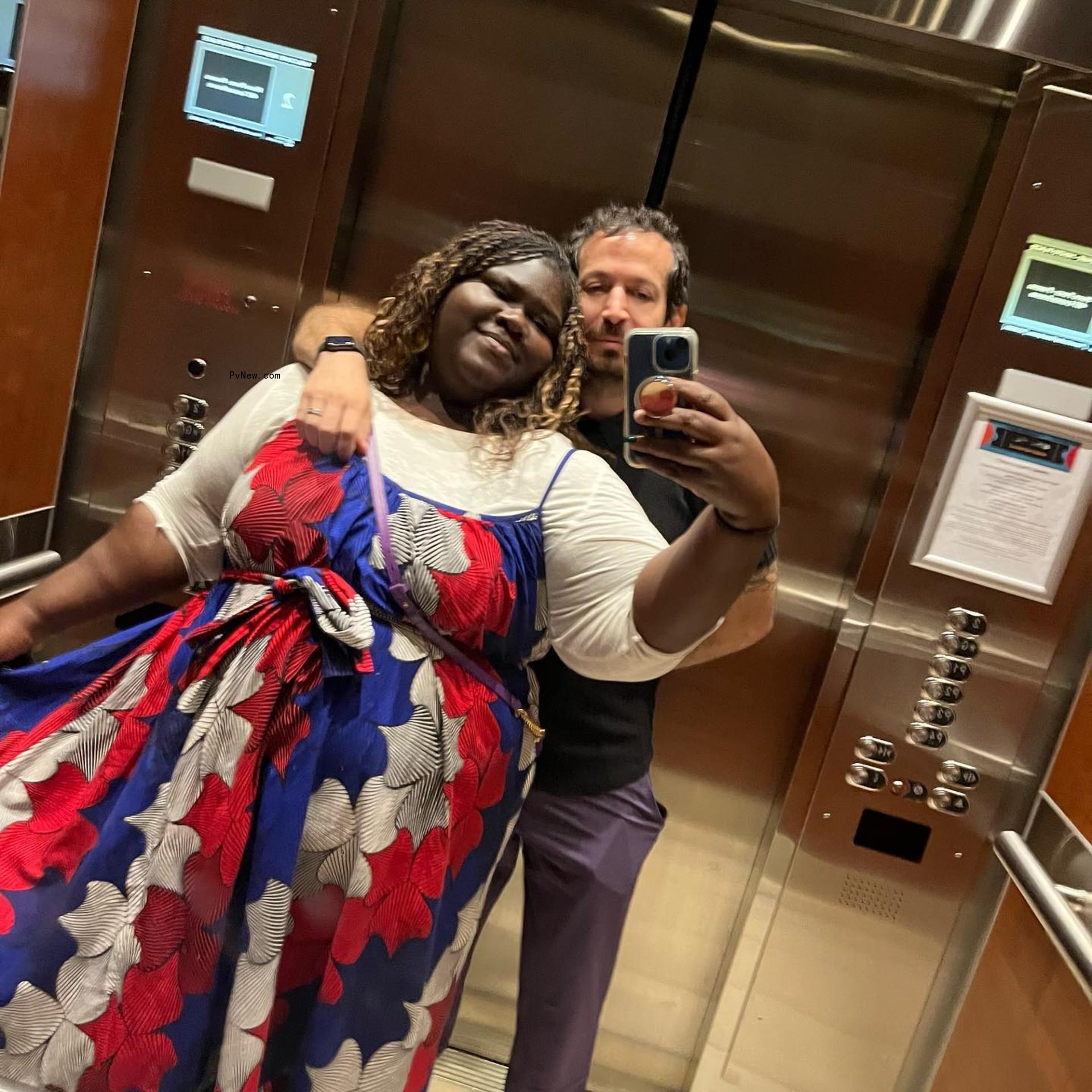 Gabourey Sidibe and Brandon Fankel