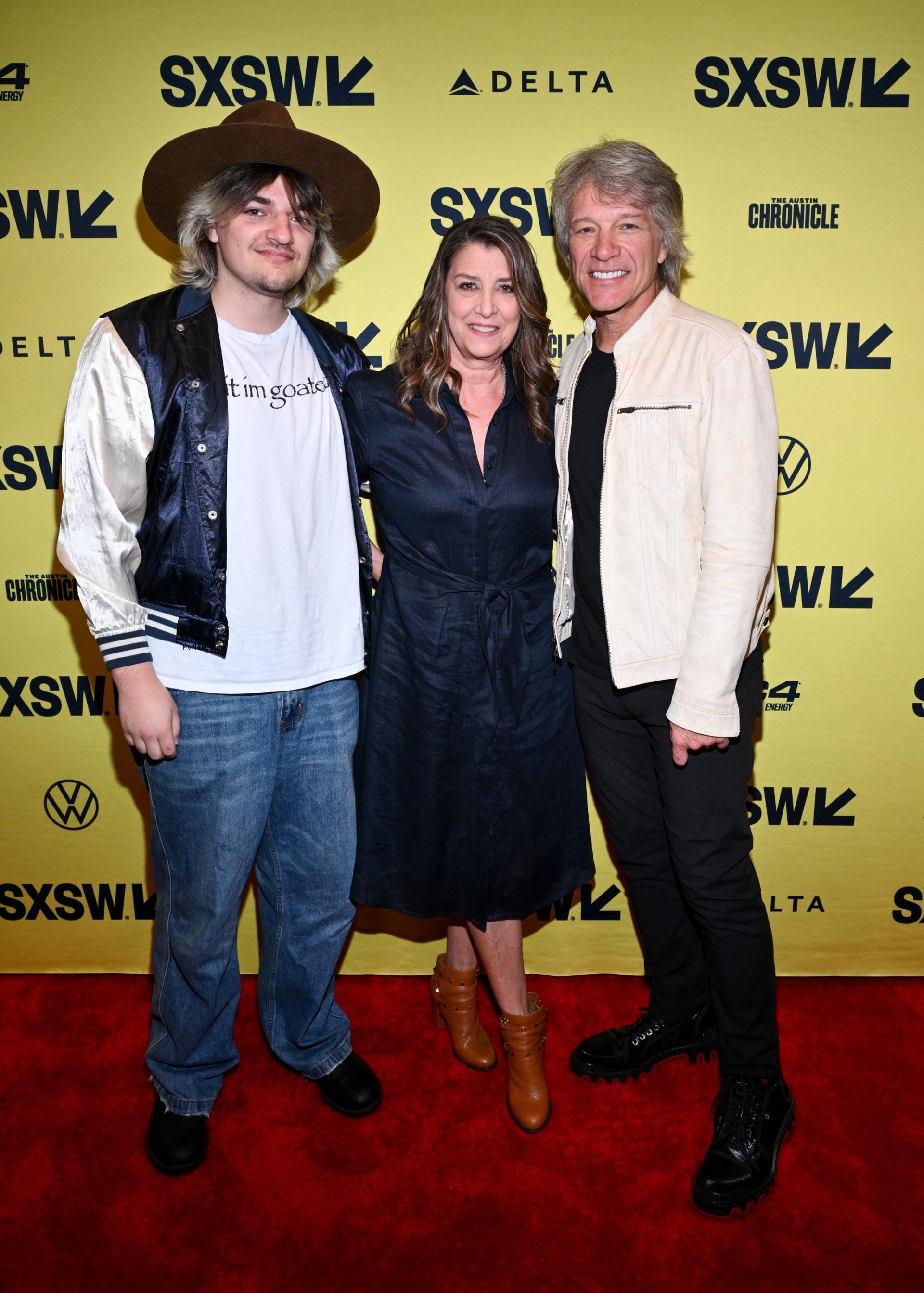 Jon Bon Jovi, Dorothea Hurley and son Romeo