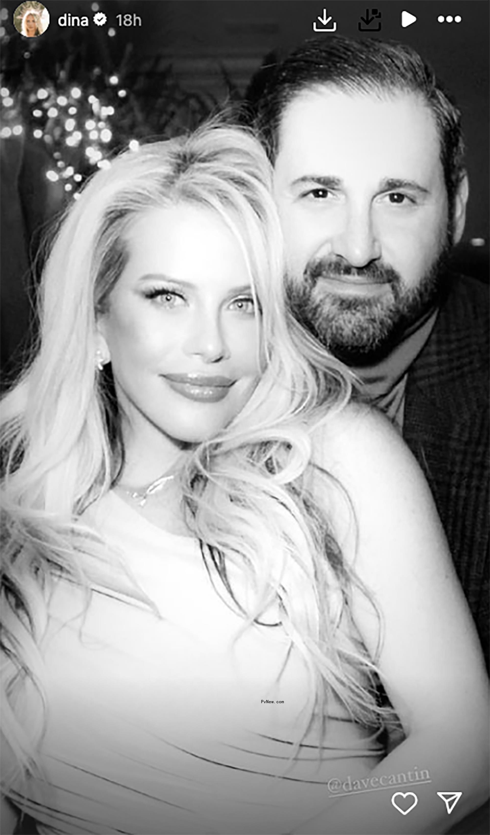 Dina Manzo and her husband Dave Cantin. 